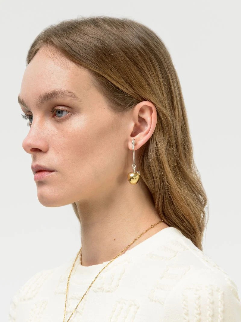 APPLE CHARM EARRING - 2