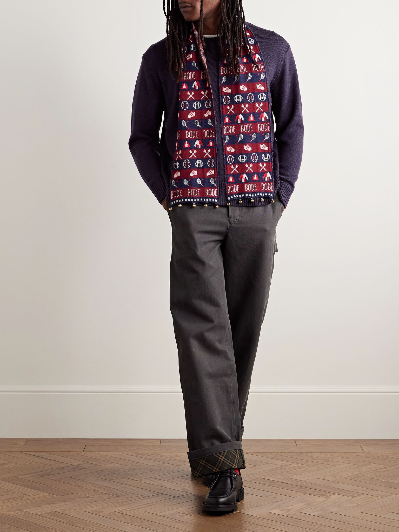 Juniper Merino Wool Sweater Purple - 2