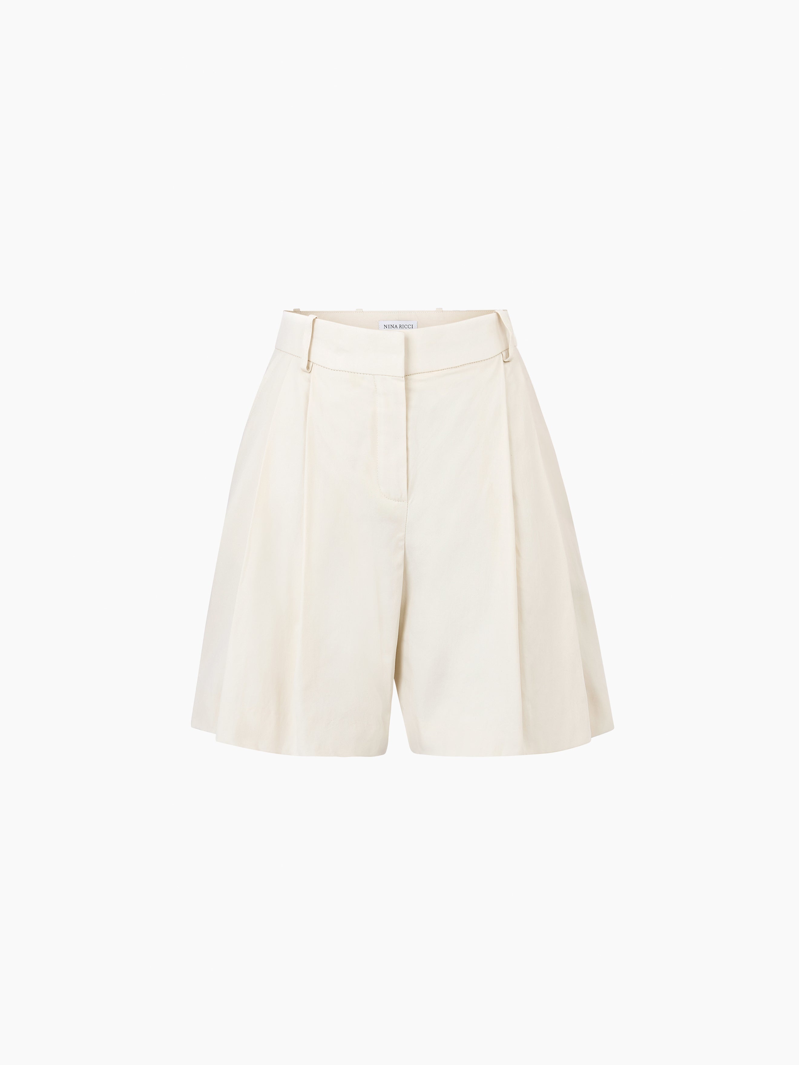 WIDE PLEATED SHORTS - 5