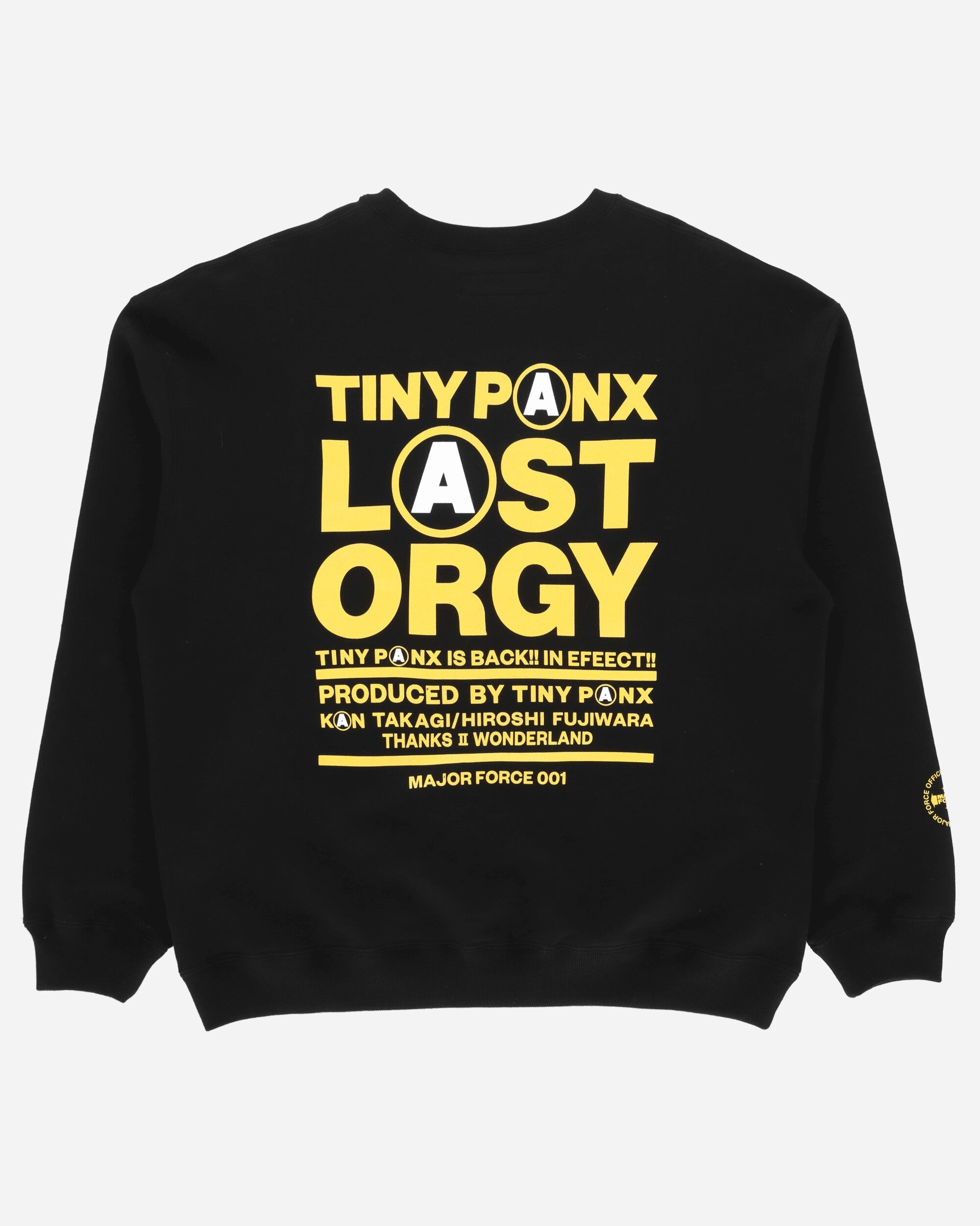 Major Force Crewneck Sweatshirt Black - 2