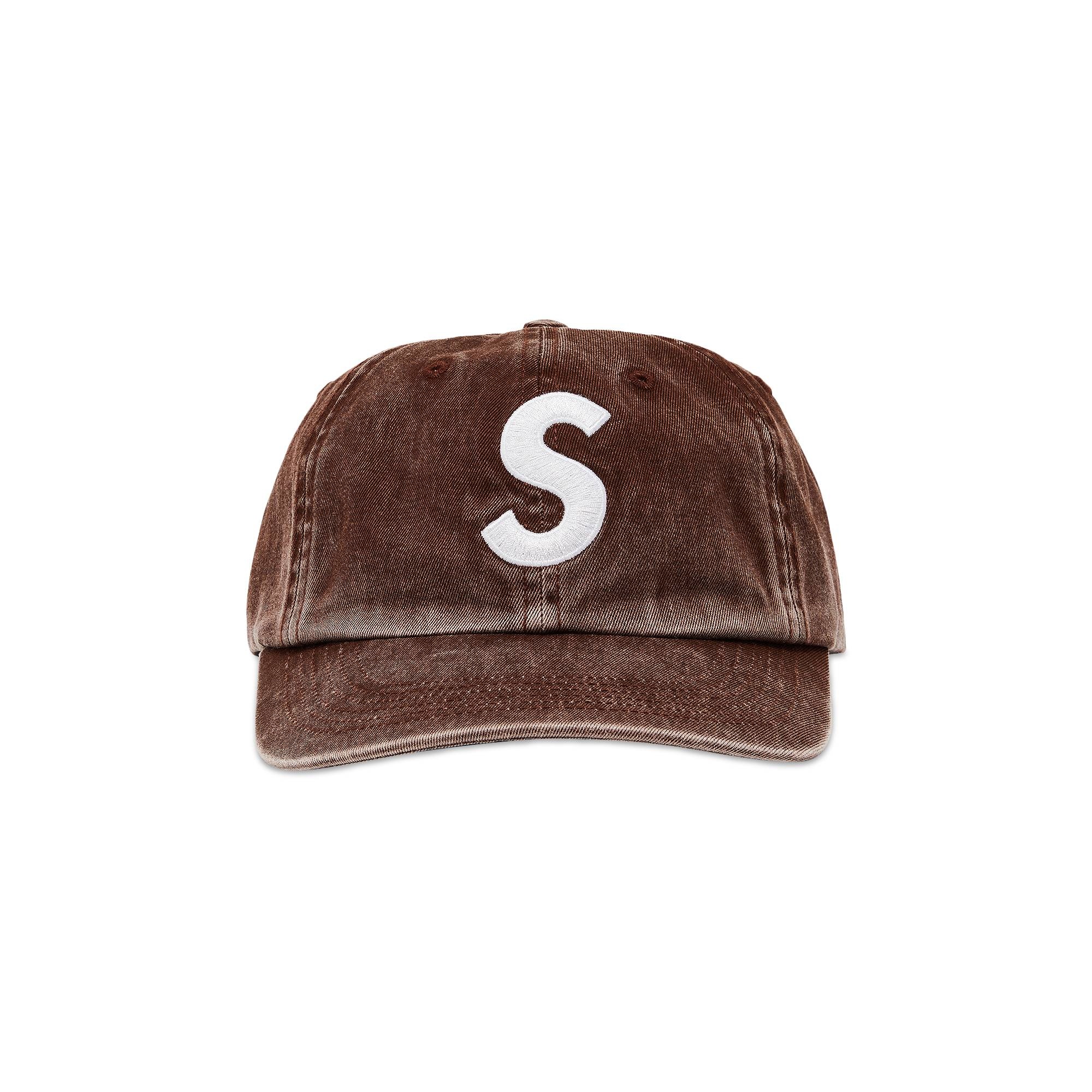 Supreme Pigment Print S Logo 6-Panel 'Brown' - 1