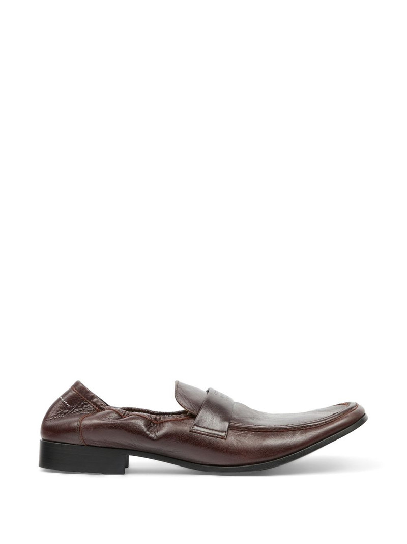 penny strap leather loafers 1