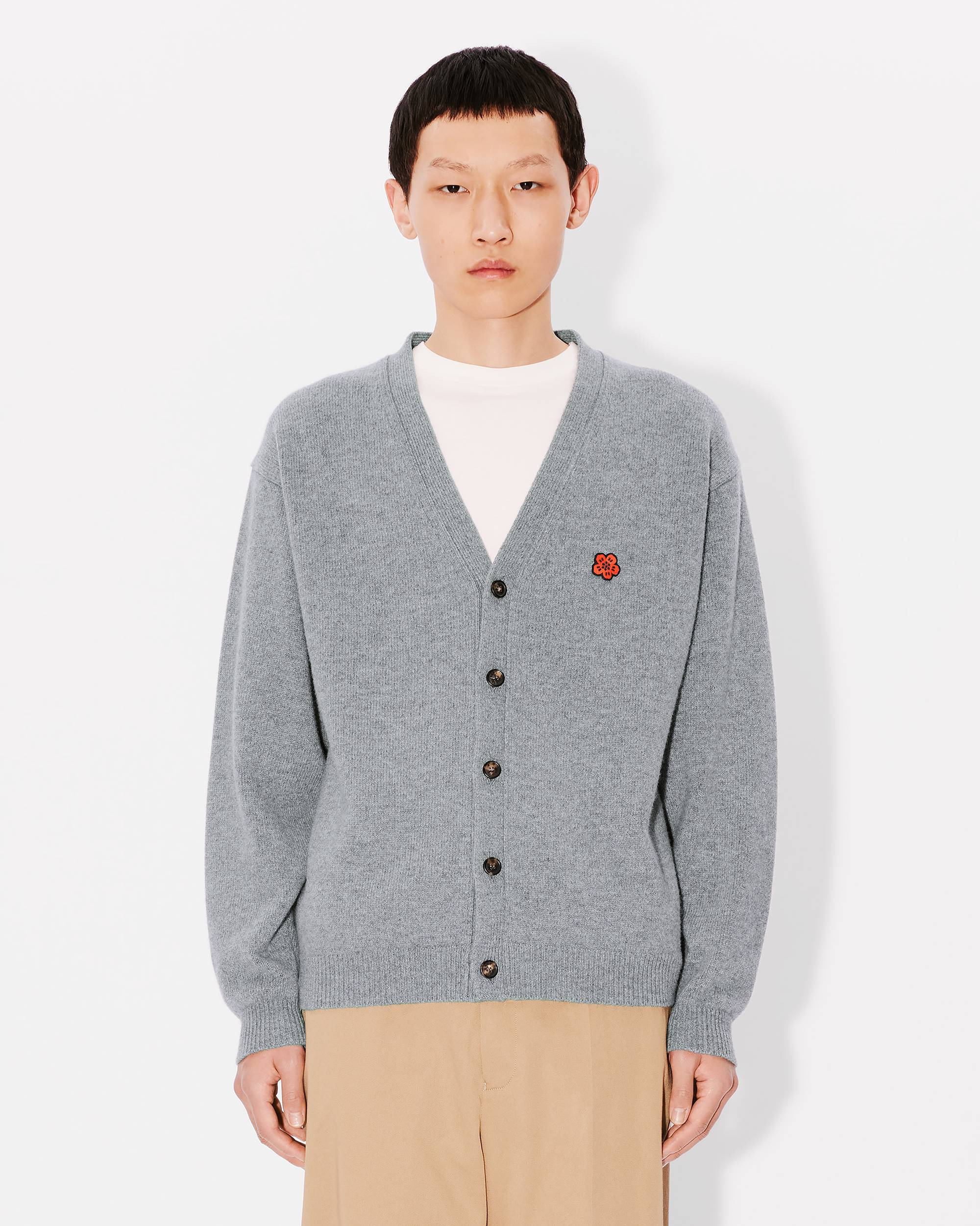 'Boke Flower' embroidered cardigan - 3