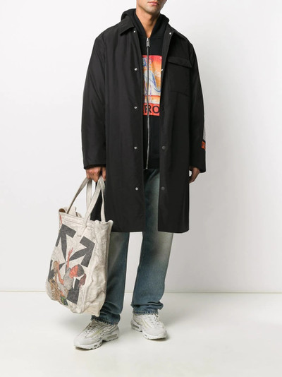 Heron Preston padded duffle  coat outlook