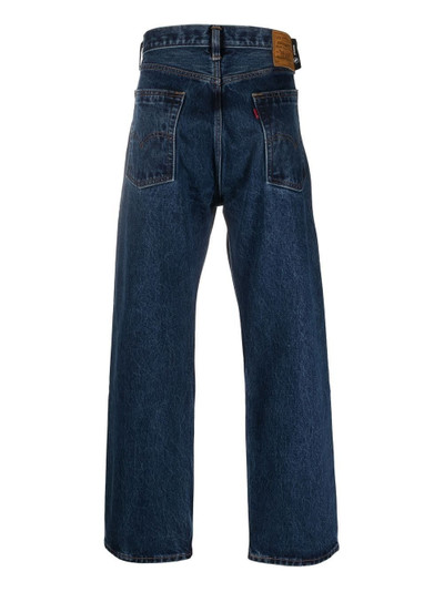 Levi's straight-leg denim jeans outlook