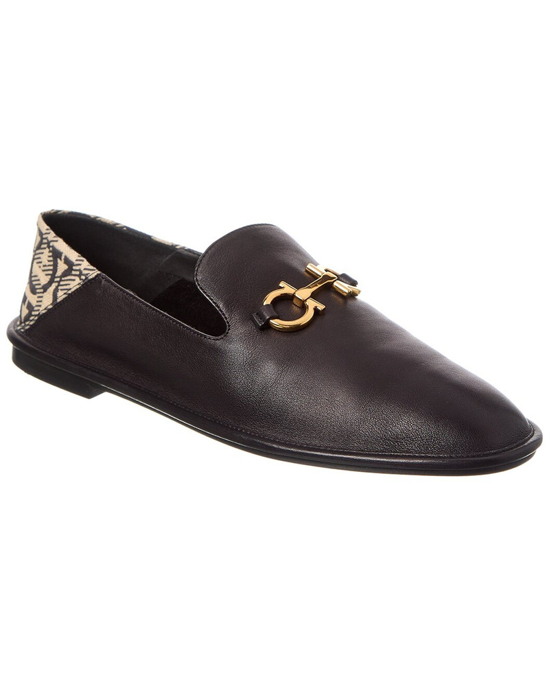 Ferragamo Logo Leather Loafer 1