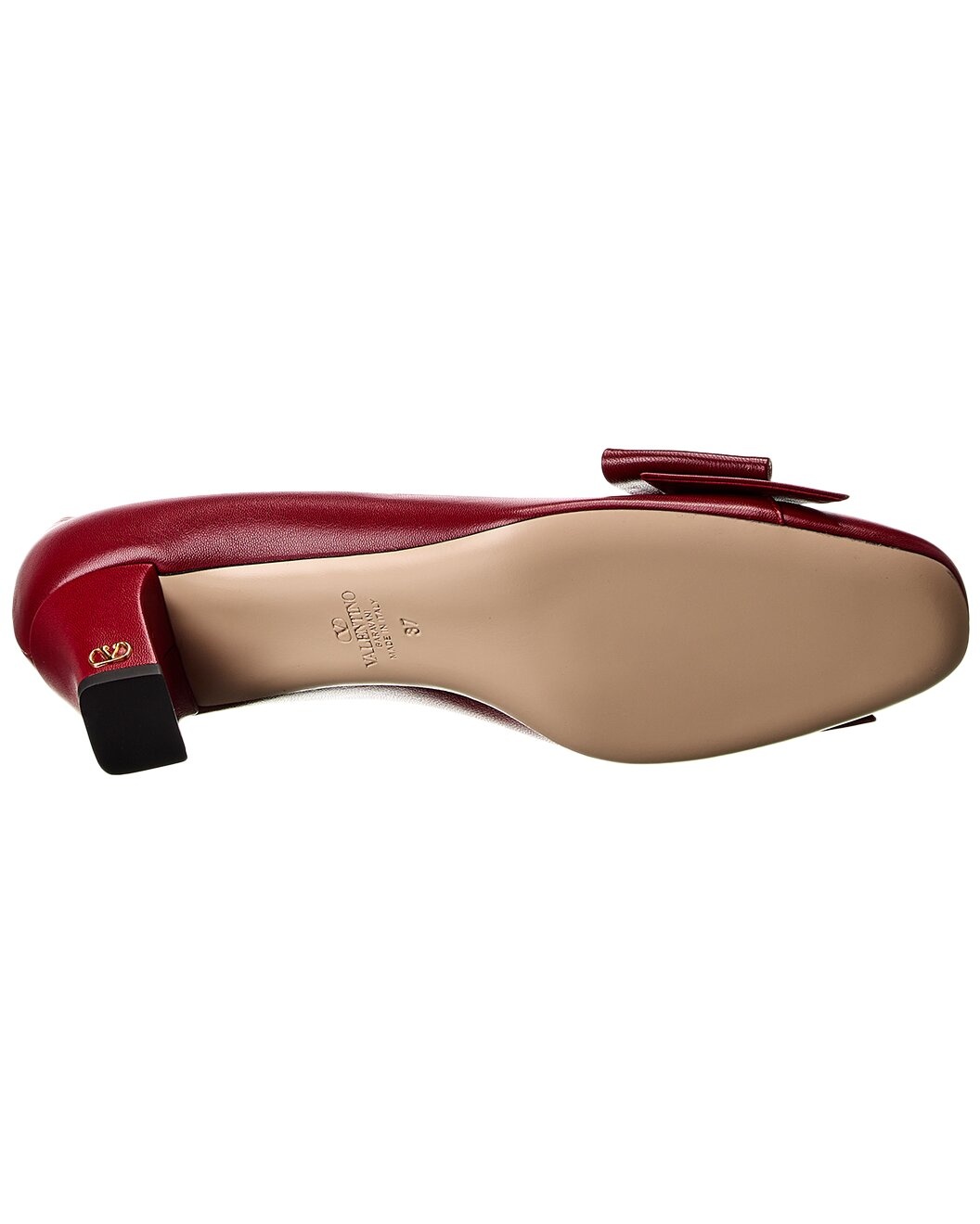 Valentino Bow 45 Leather Pump - 4