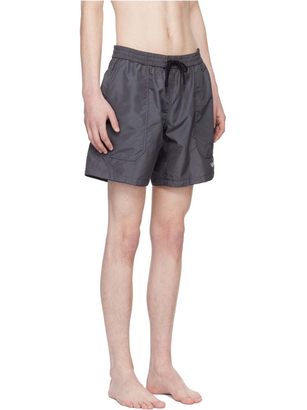 Gray Barocco Reversible Swim Shorts - 2