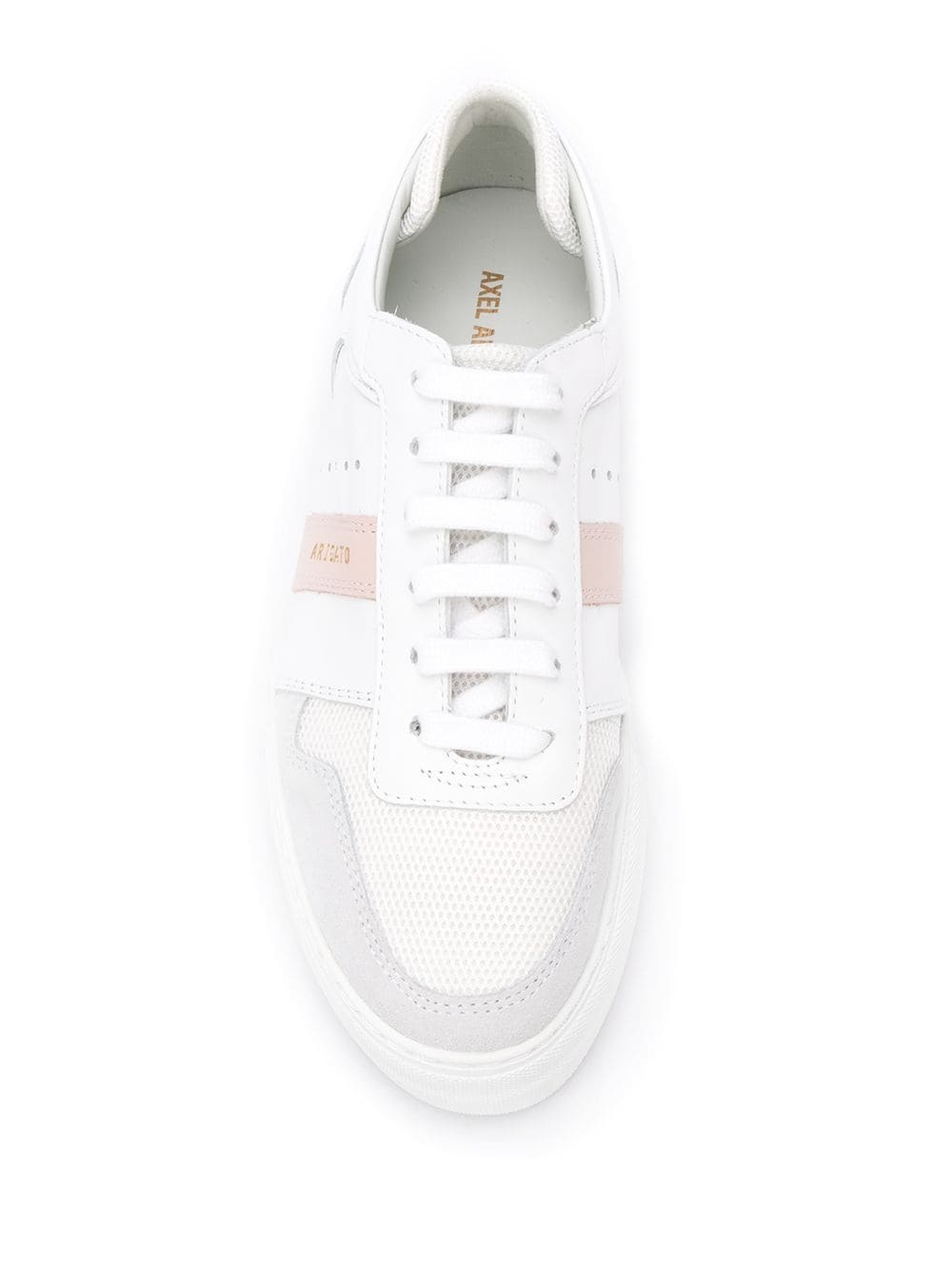 striped low-top trainers - 4