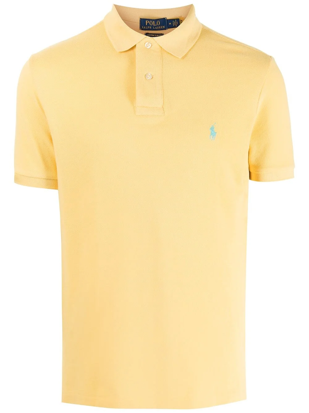 embroidered-design polo shirt - 1