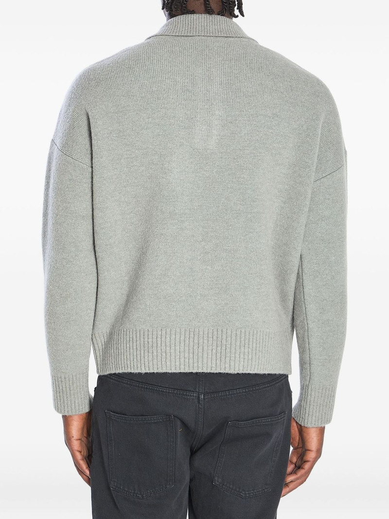 Ami de Coeur intarsia polo-shirt 5