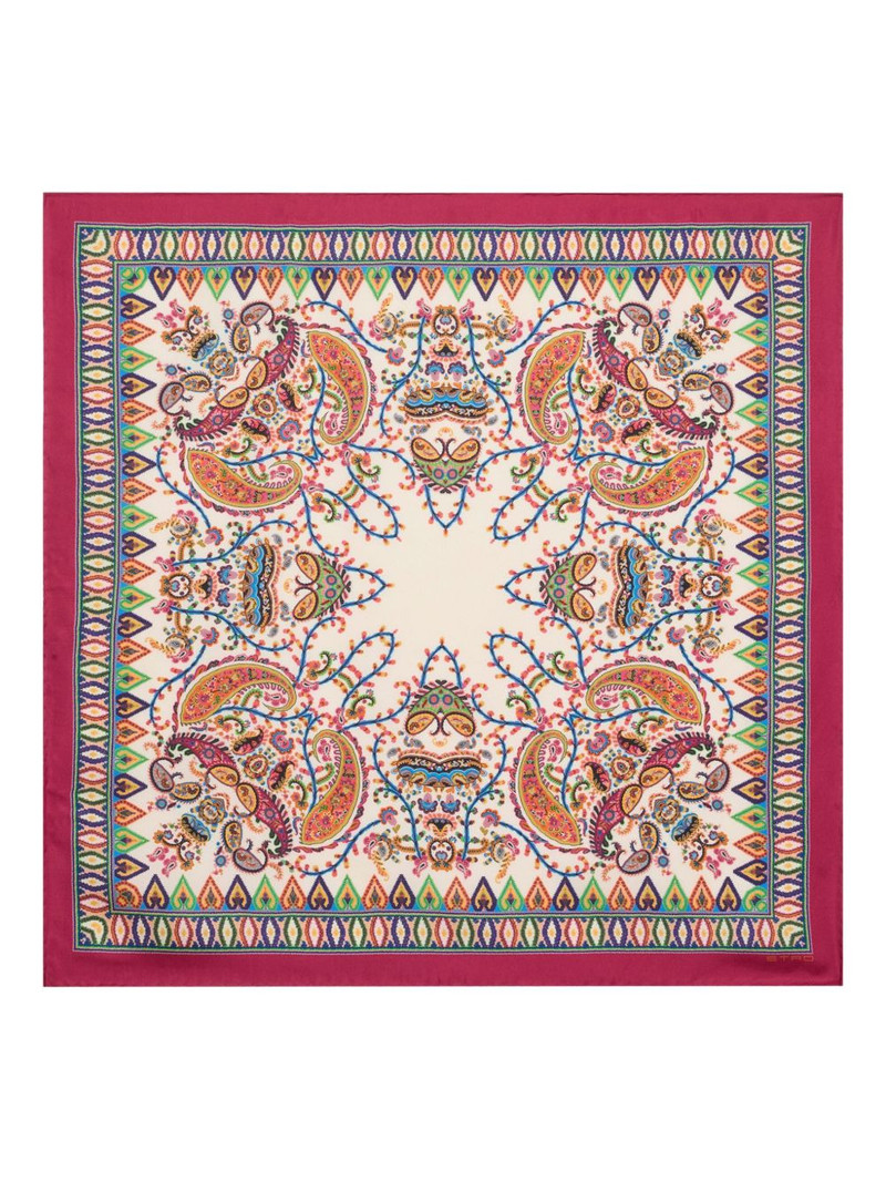 paisley-print scarf 1