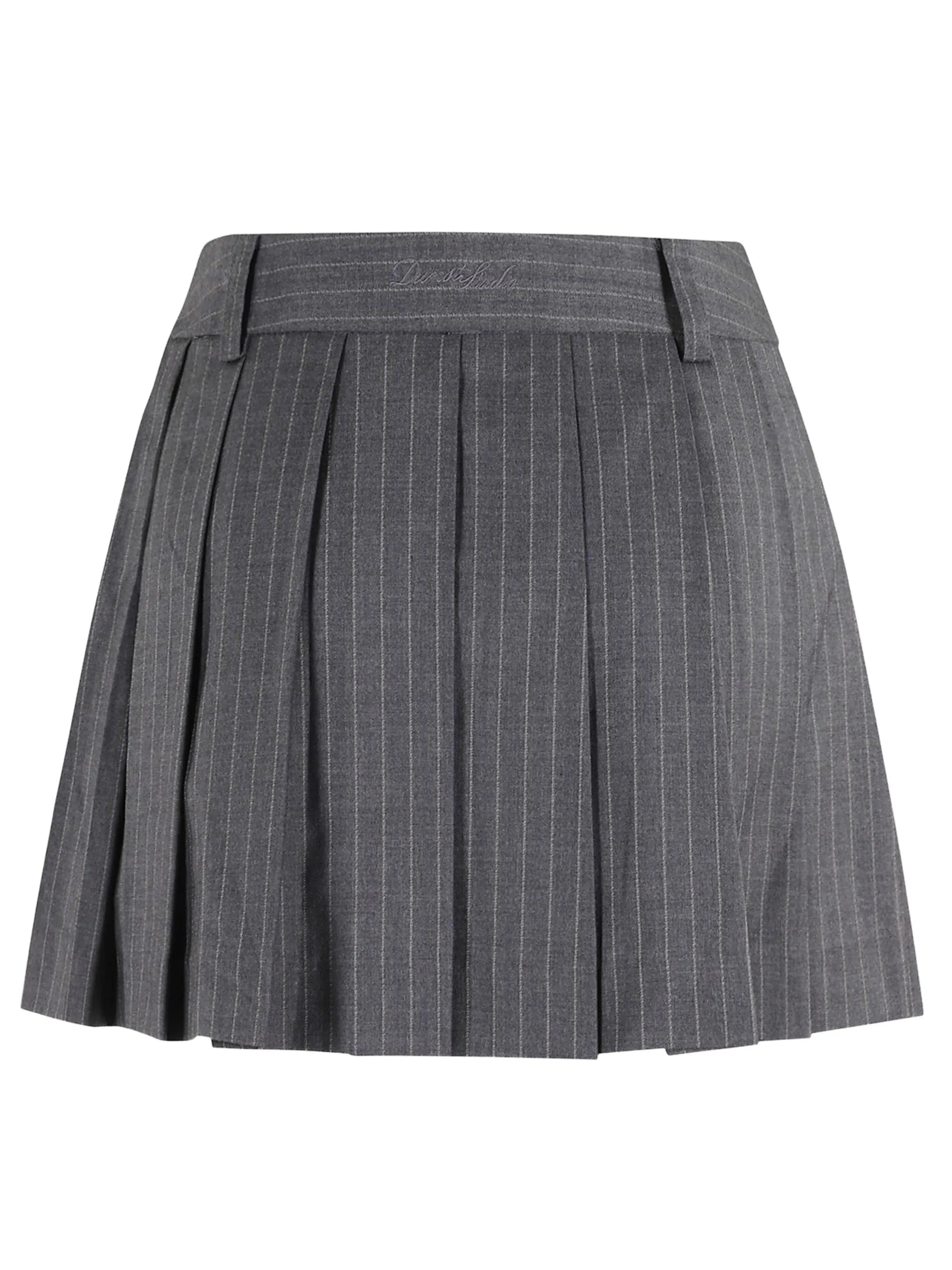 Dunst Pinstripe Pleated Skirt - 2