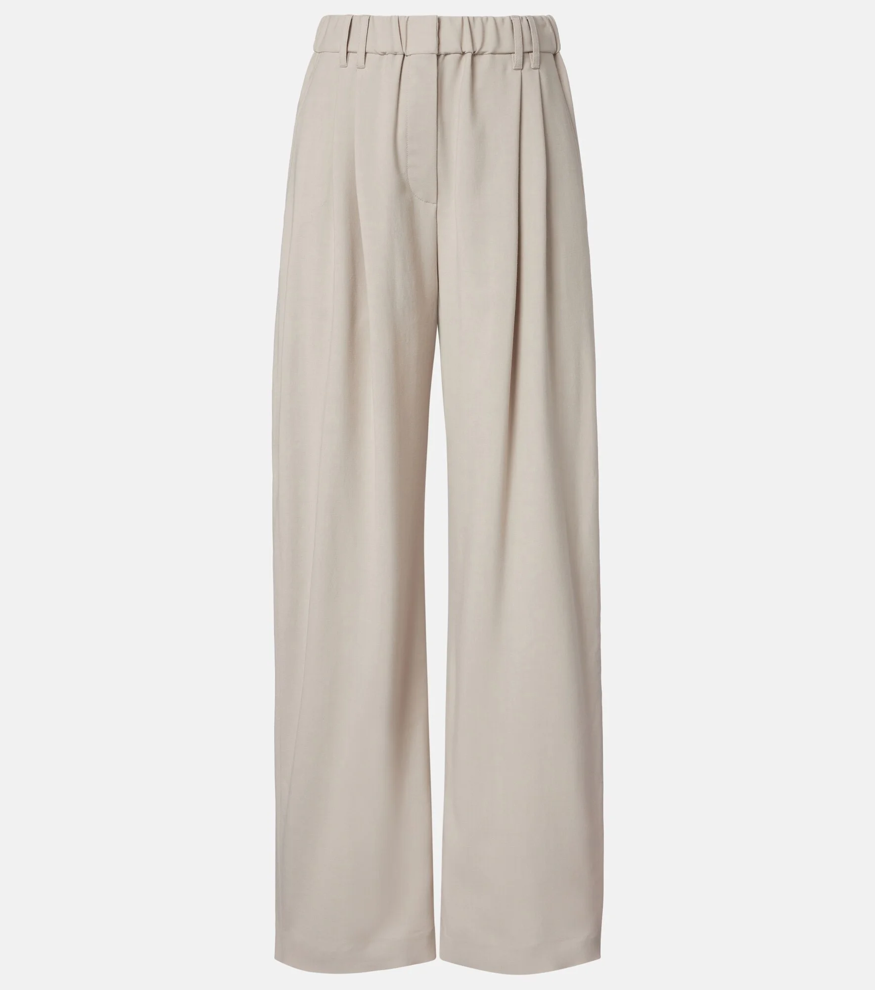 Monili wool-blend wide-leg pants - 1