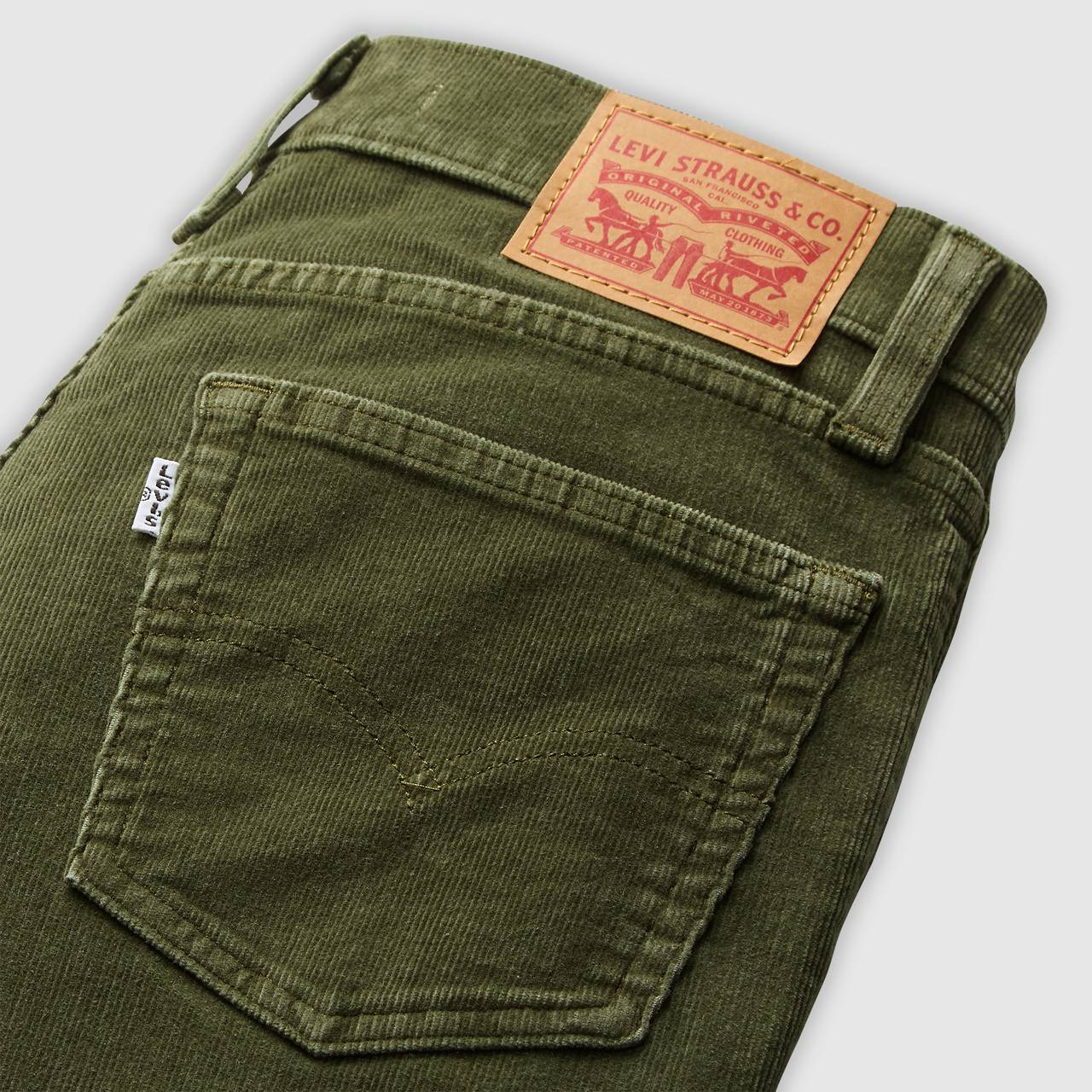 724 HIGH-RISE STRAIGHT CORDUROY WOMEN'S PANTS - 7