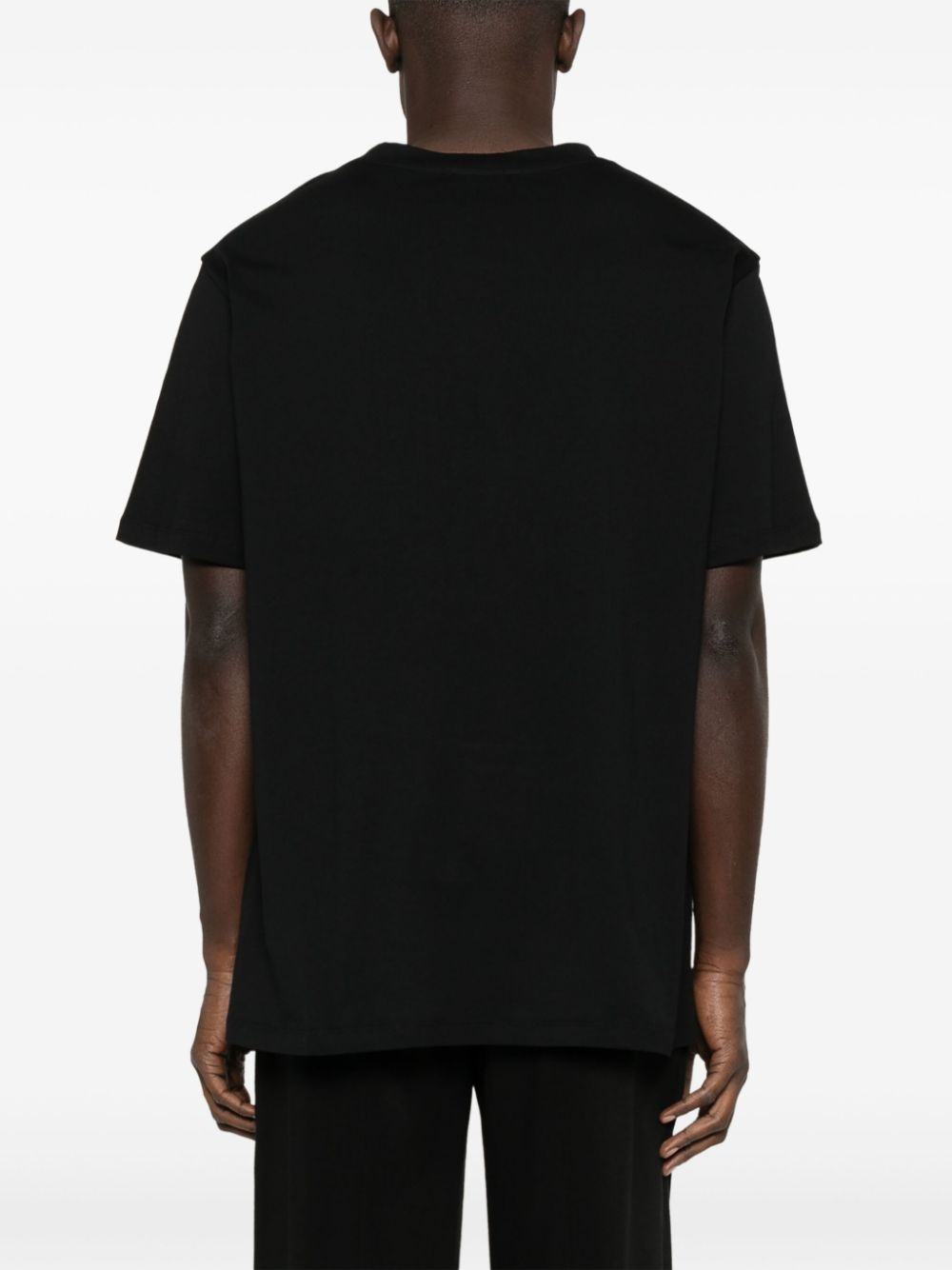 flocked-logo T-shirt - 3