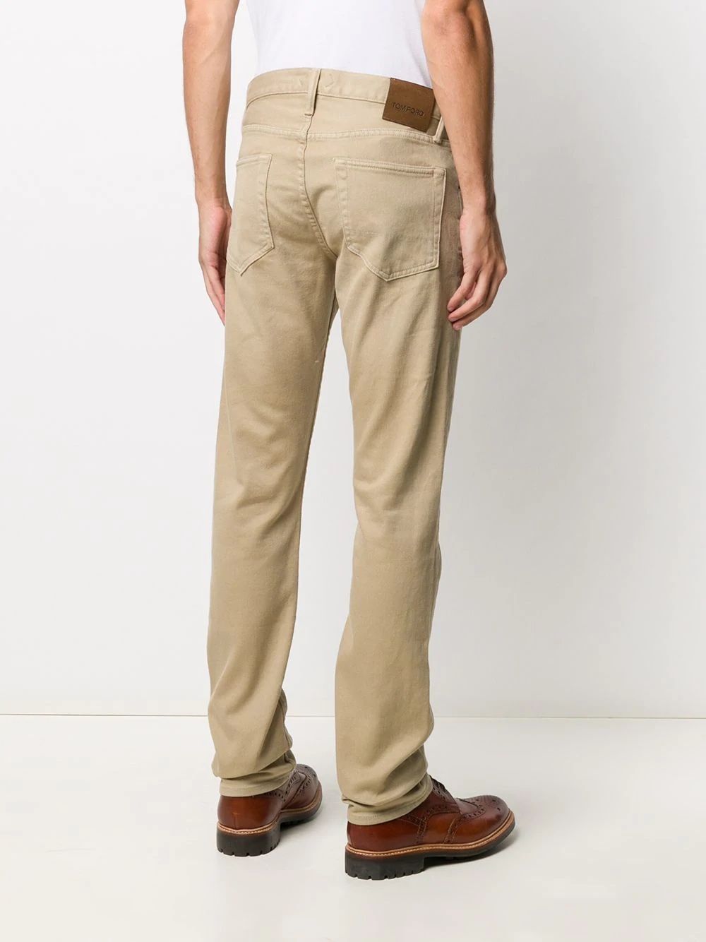 slim-fit selvedge jeans - 4