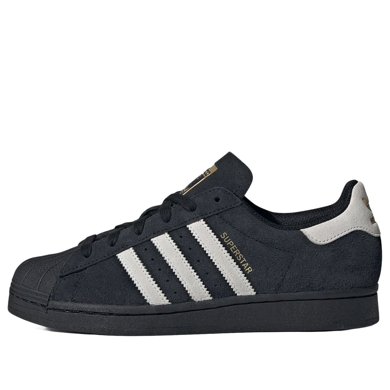 (WMNS) adidas Superstar 'Black Matter Gold' IE6525 - 1