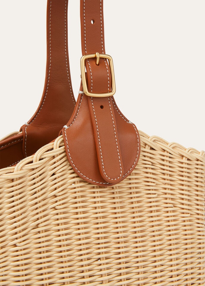 Bobbin Bucket bag wicker - 6