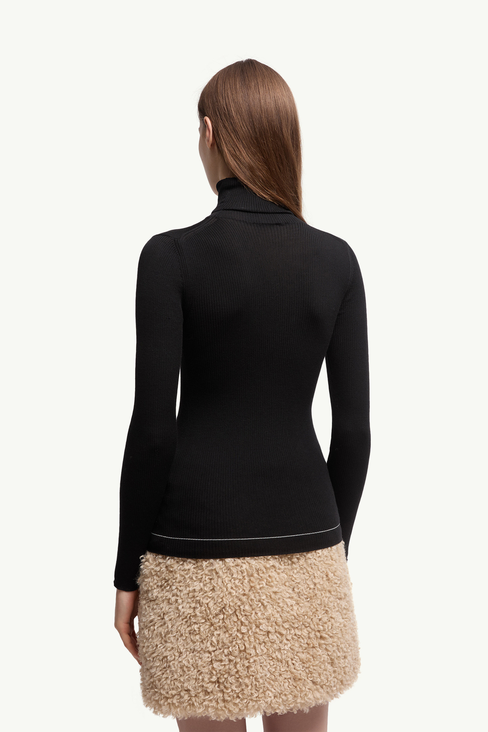 Logo Wool Turtleneck Sweater - 5