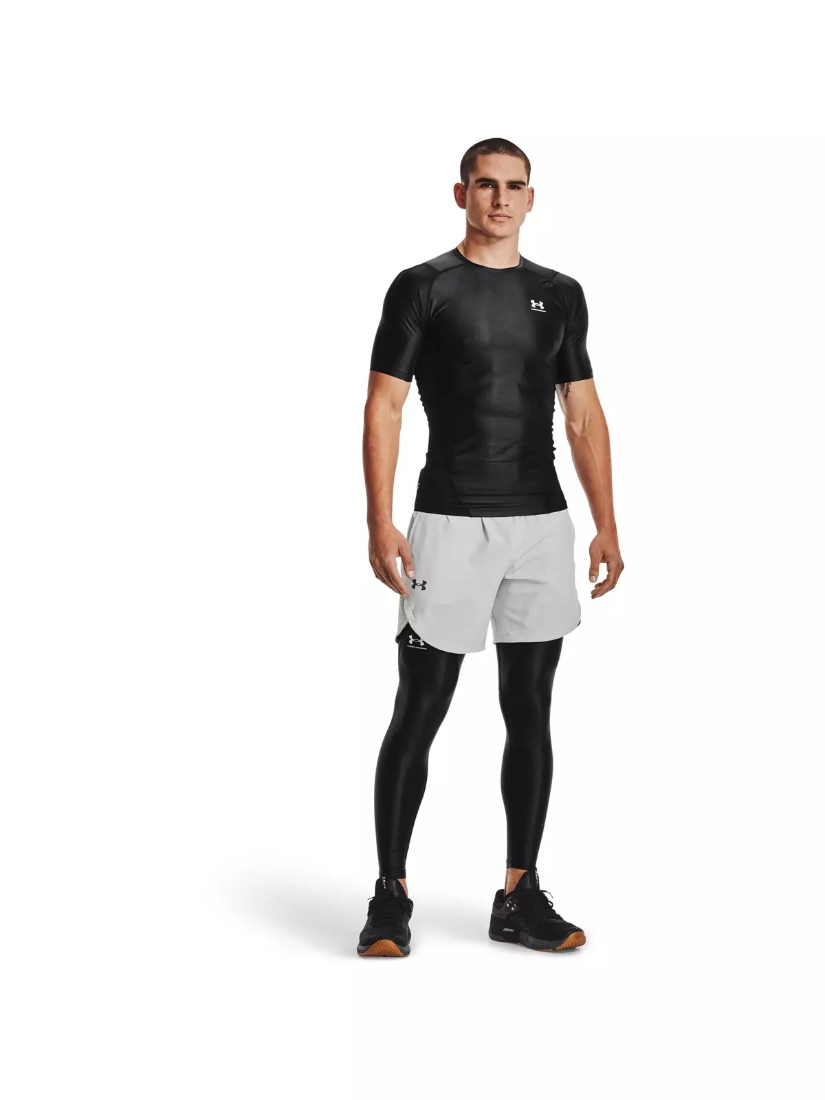 Men's Iso-Chill Compression Short Sleeve Shirt - White - 3