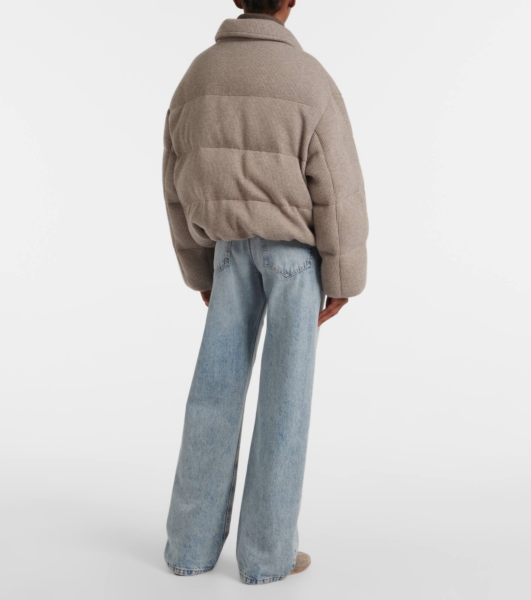 Cashmere down jacket - 3