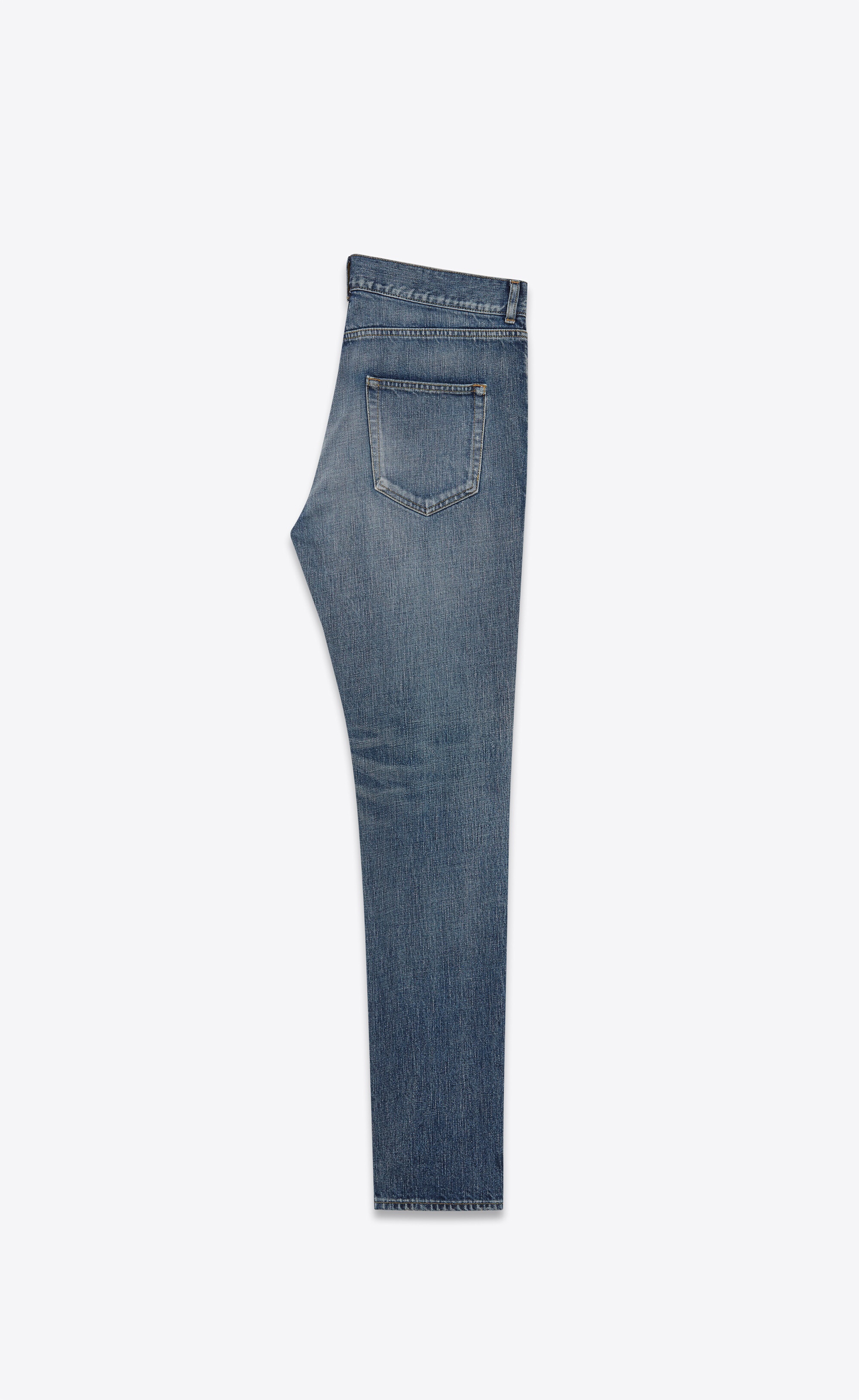 skinny-fit jeans in dirty 90's vintage blue denim - 2