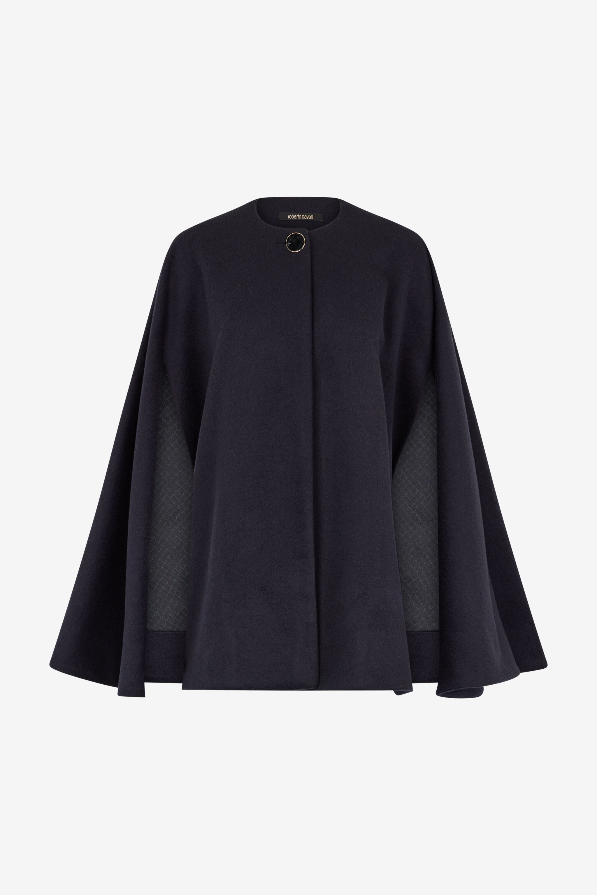 Cashmere-Blend Cape Coat - 1