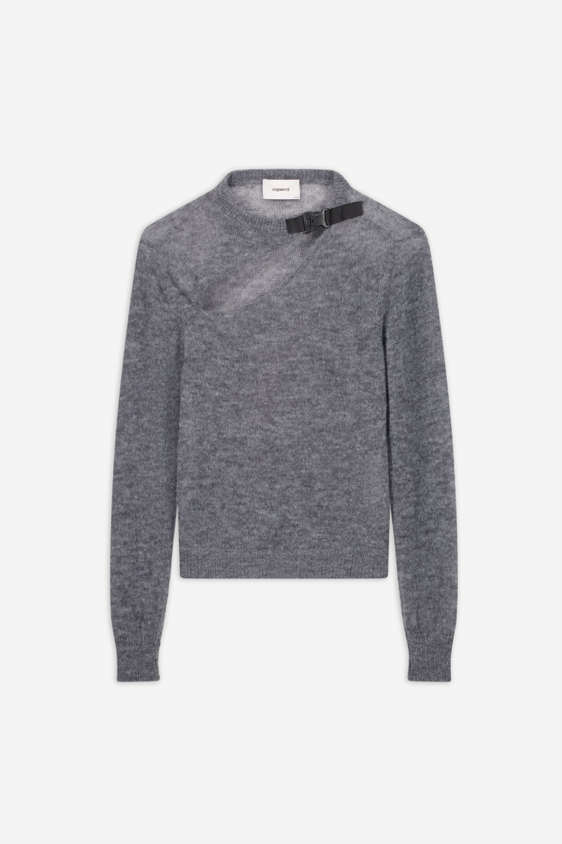 Buckle Cut-Out Sweater 1