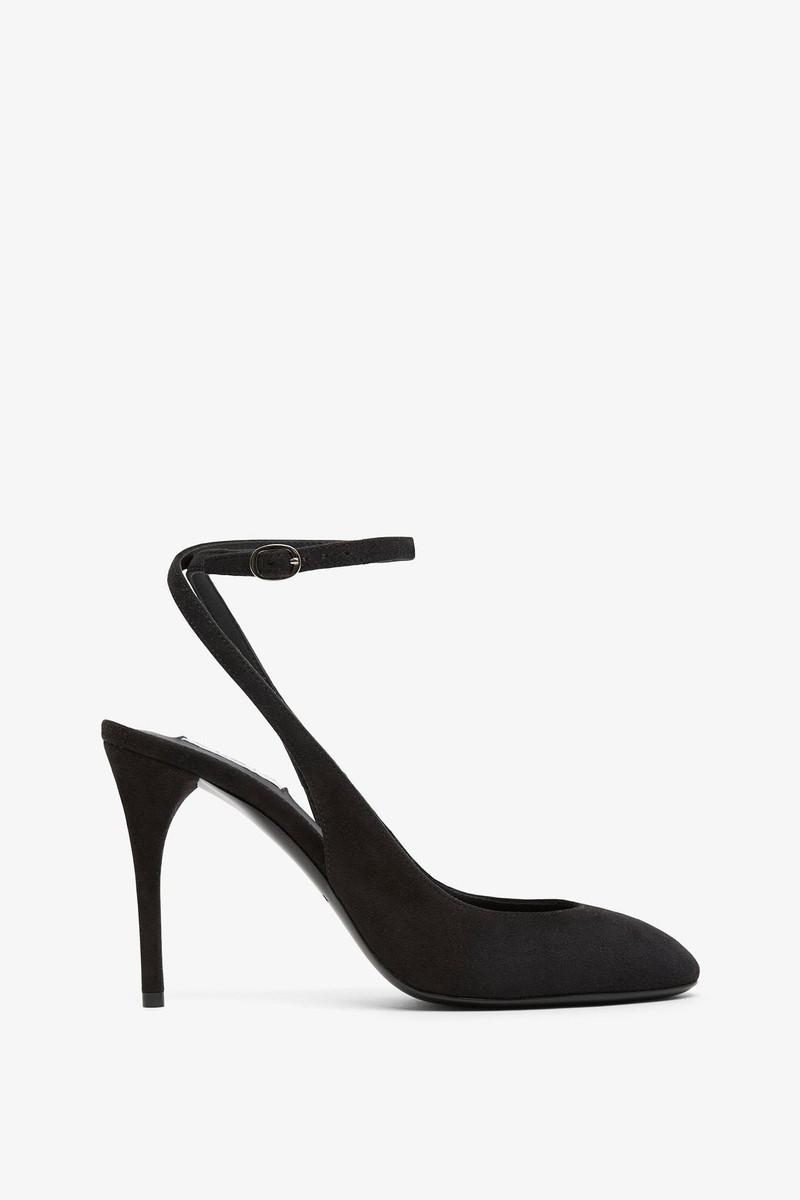 Decollete 90 black slingbacks 1