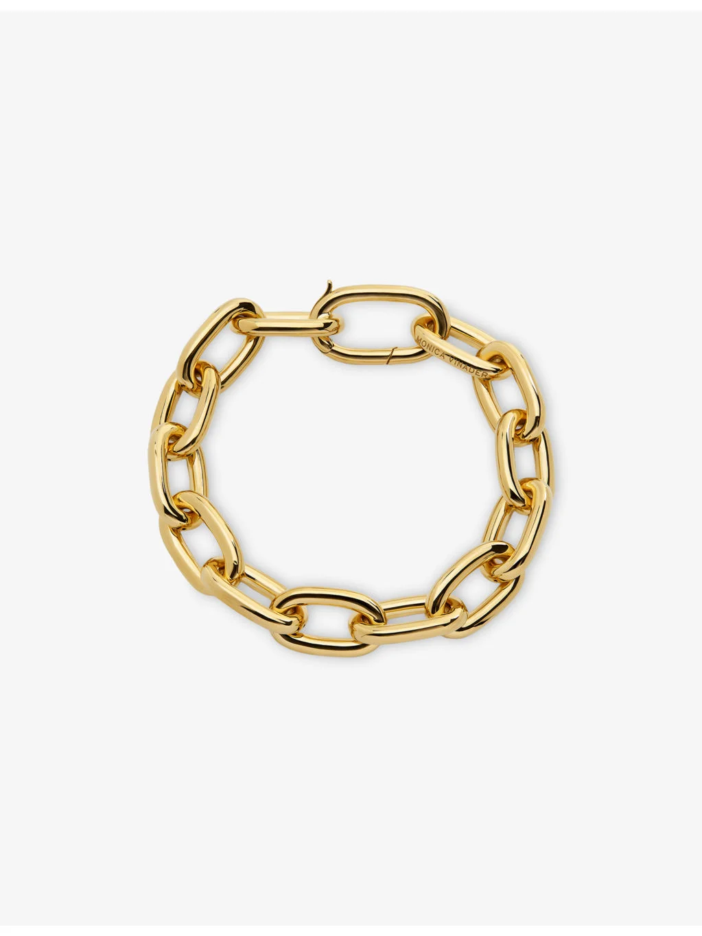 Monica Vinader x Kate Young Bold 18ct Yellow Gold Vermeil Link Bracelet - 1