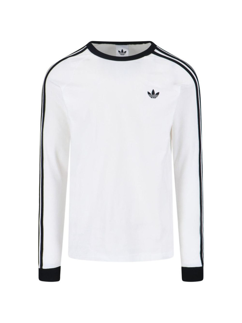 logo striped T-shirt 1