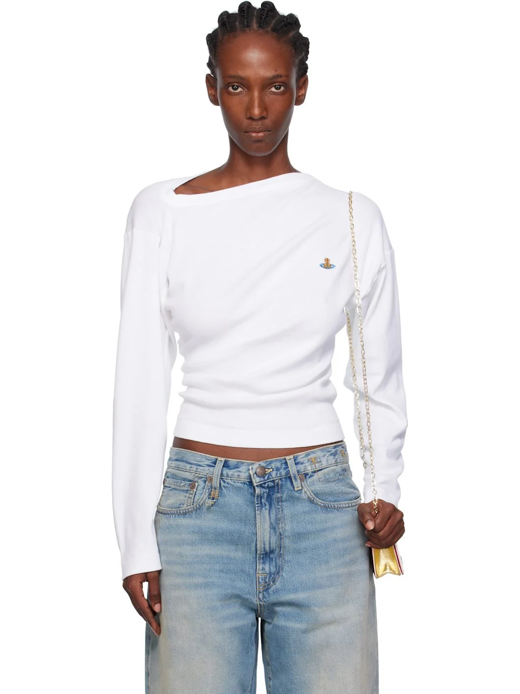 White LS Hebo T-shirt - 1