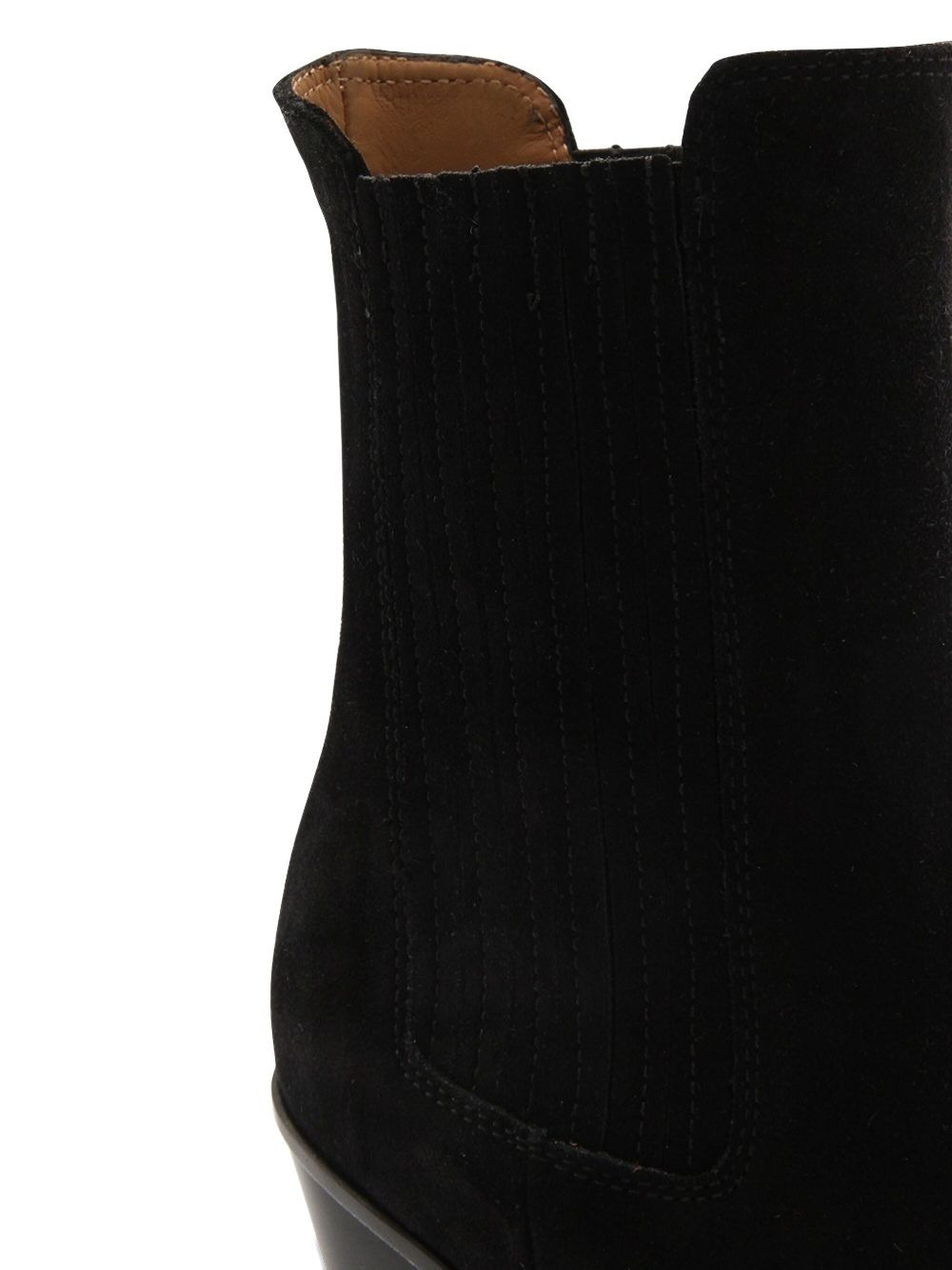 elastic-panel pointed-toe boots - 3