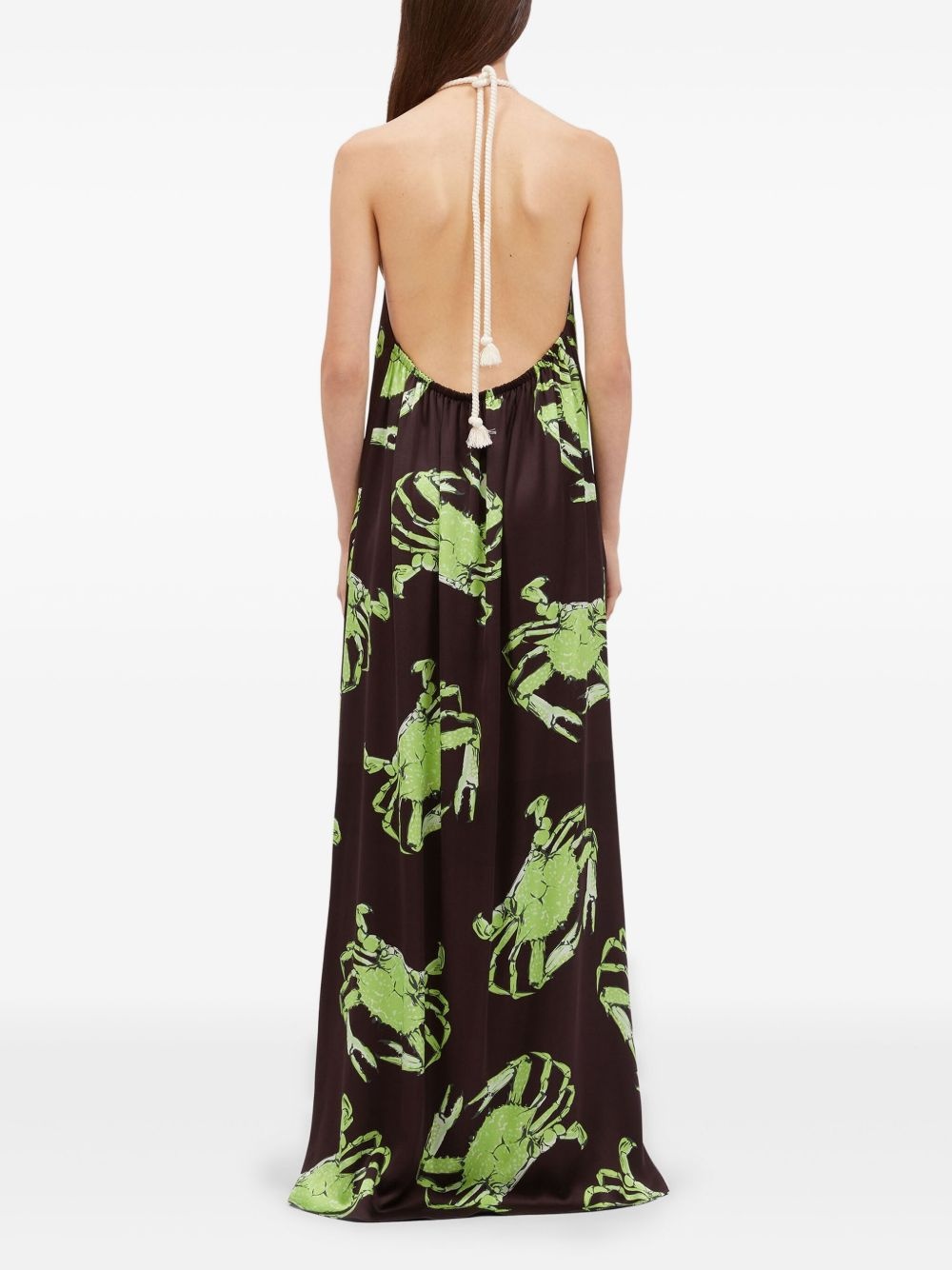graphic-print maxi dress - 4