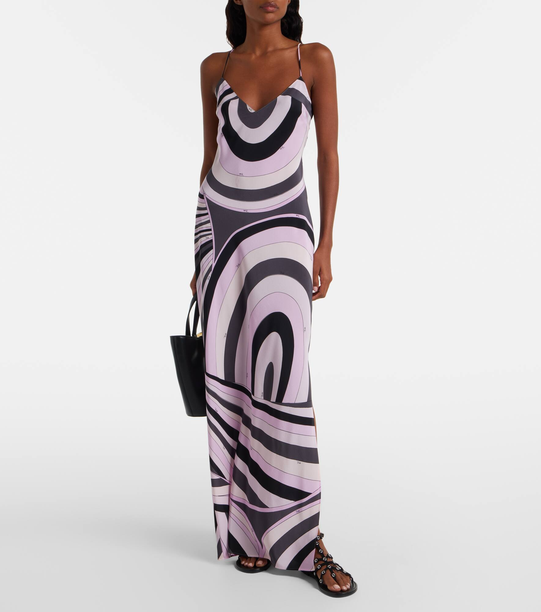 Iride silk crêpe de chine slip dress - 2