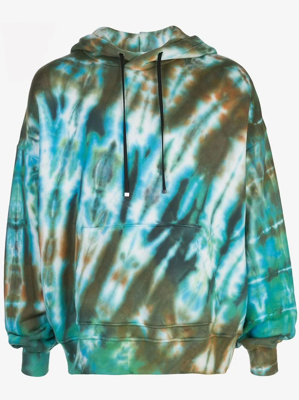 tie-dye oversized hoodie - 1