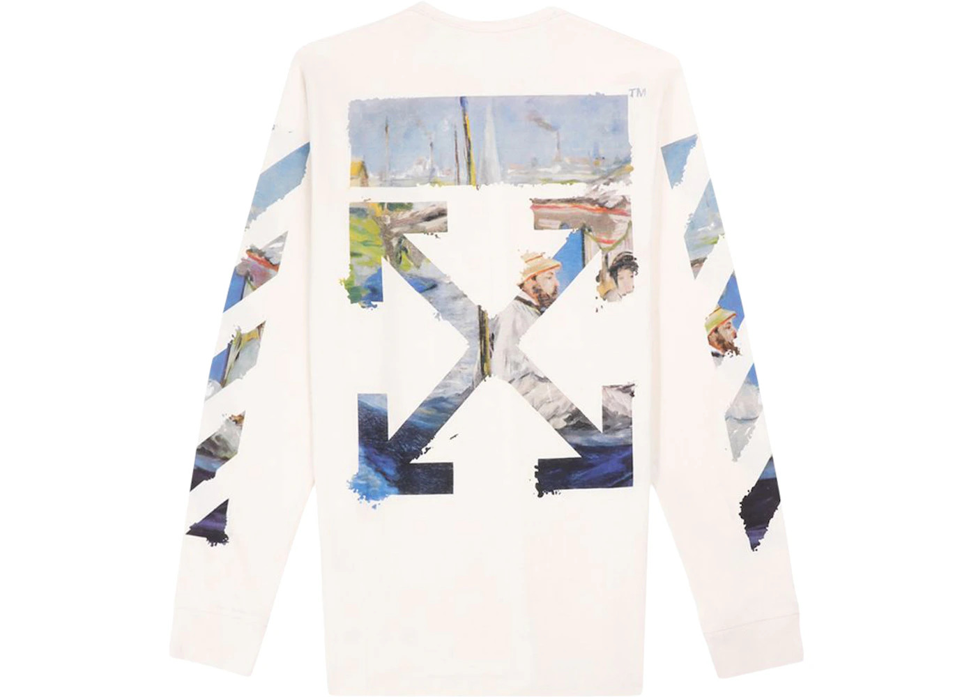 OFF-WHITE Diag Arrows L/S T-Shirt White/Multicolor - 2