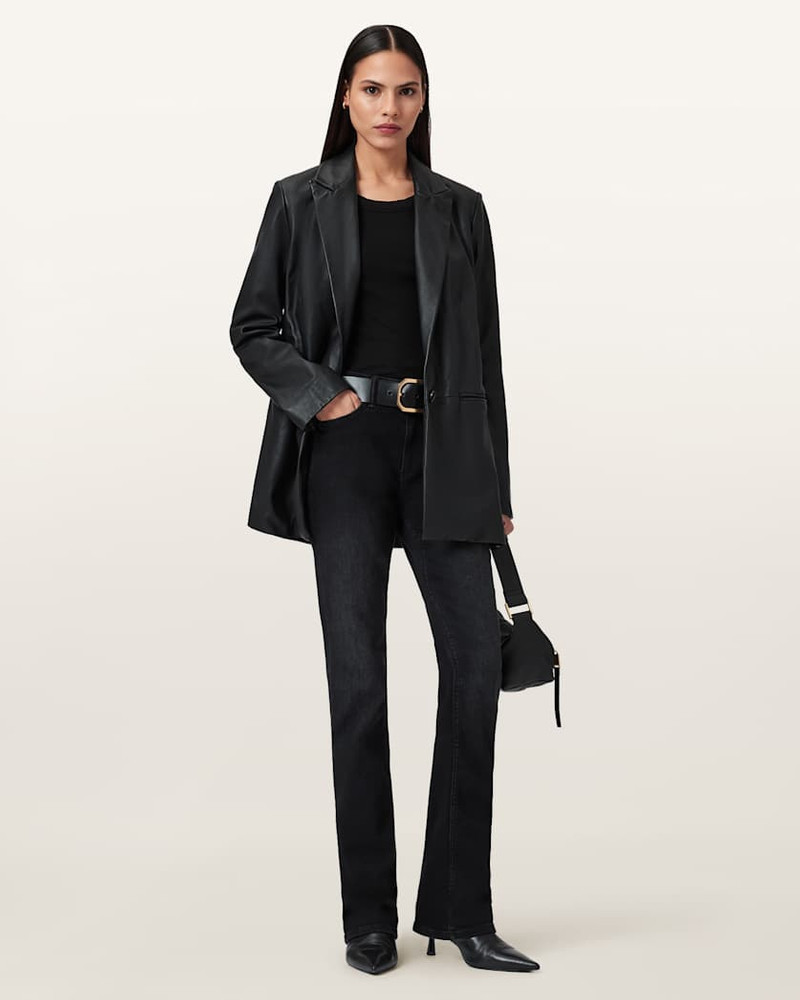ALLSAINTS HALDAN SLIM BOOTCUT DENIM JEANS outlook