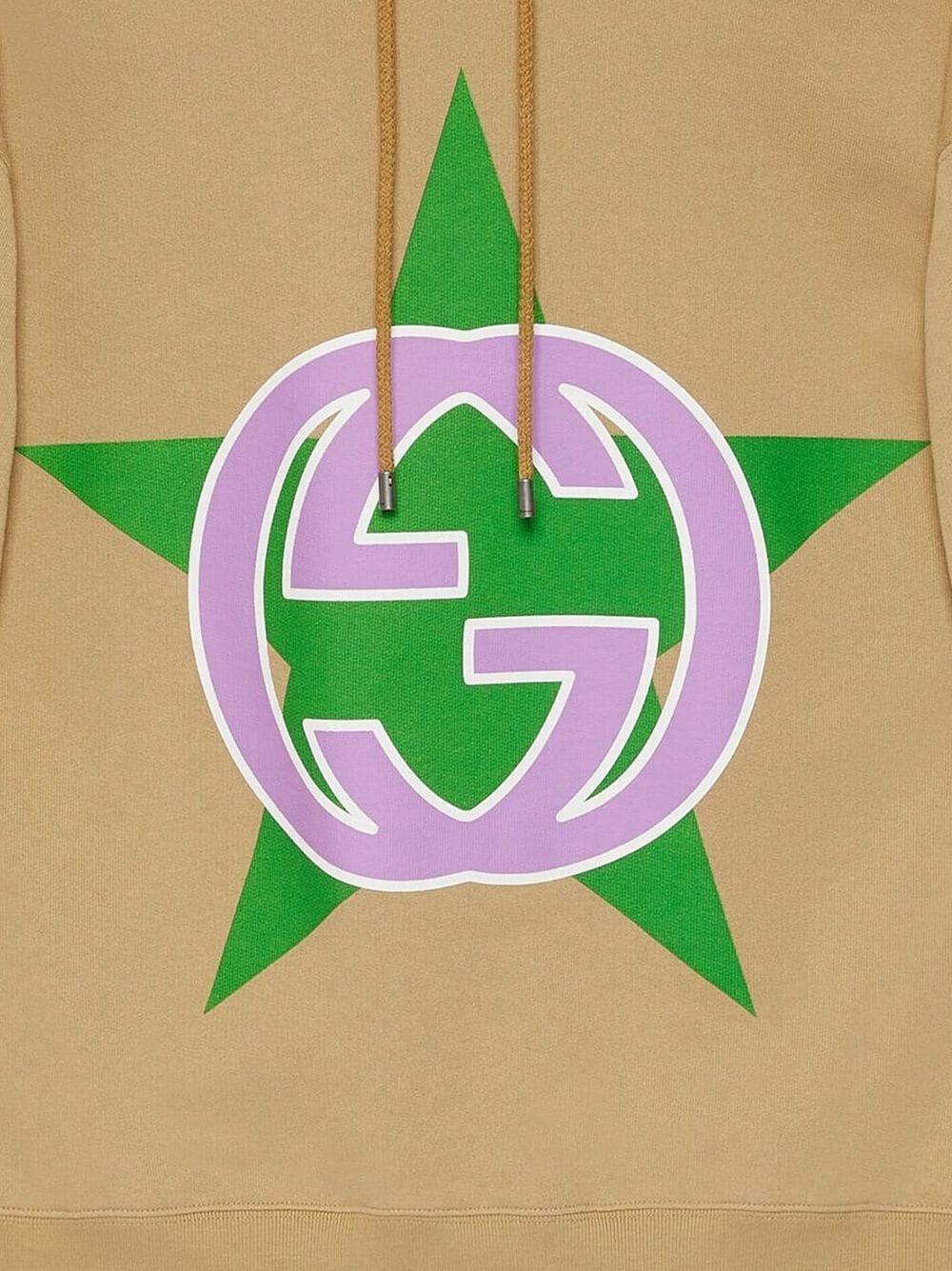 Interlocking G star-print hoodie - 2