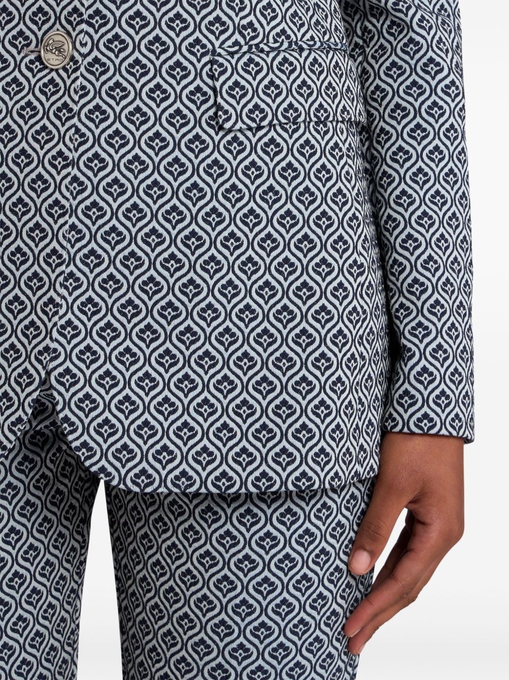 jacquard blazer - 4