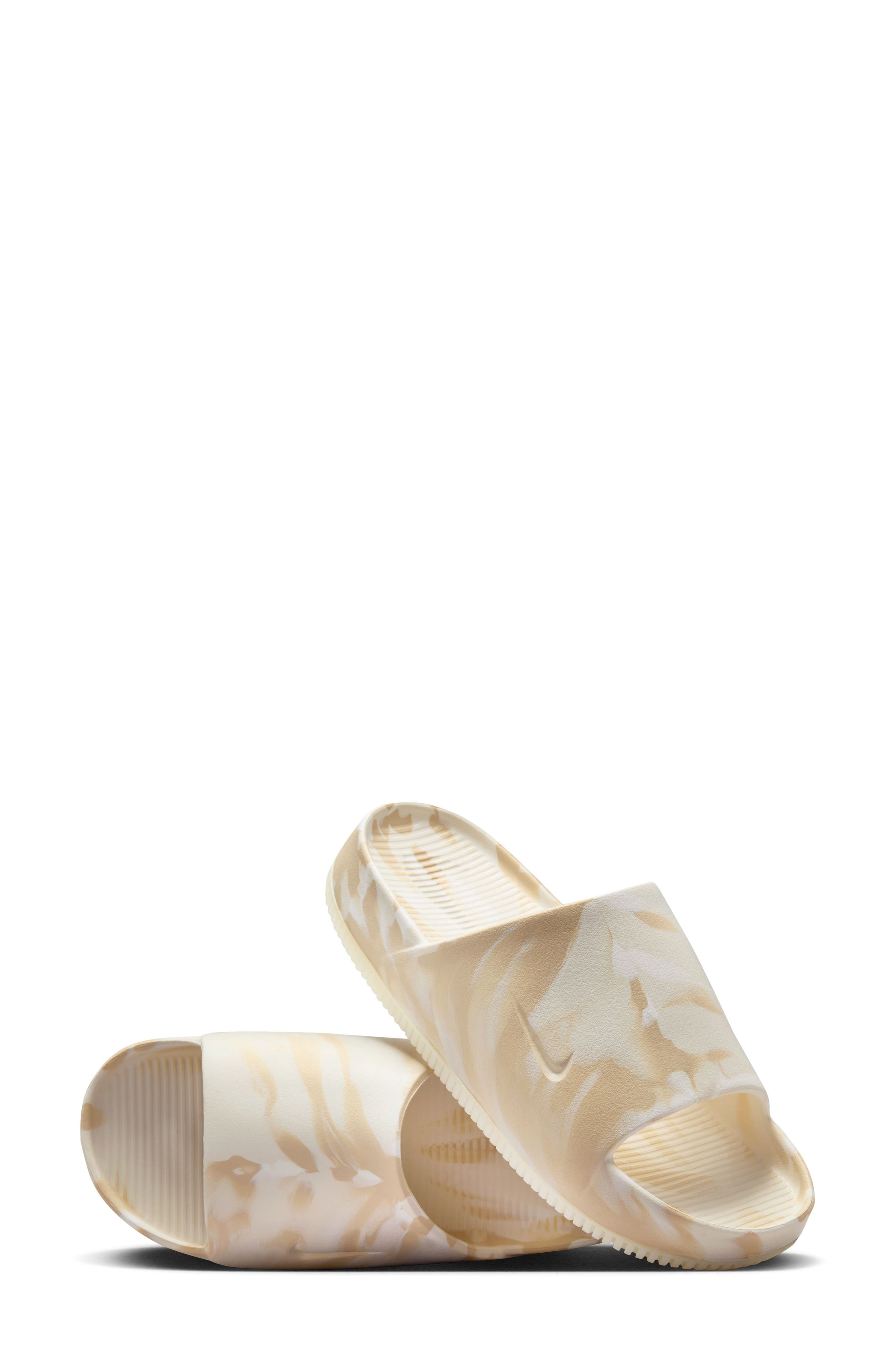 Nike Calm Slide Sandal in Phantom/Phantom at Nordstrom - 3