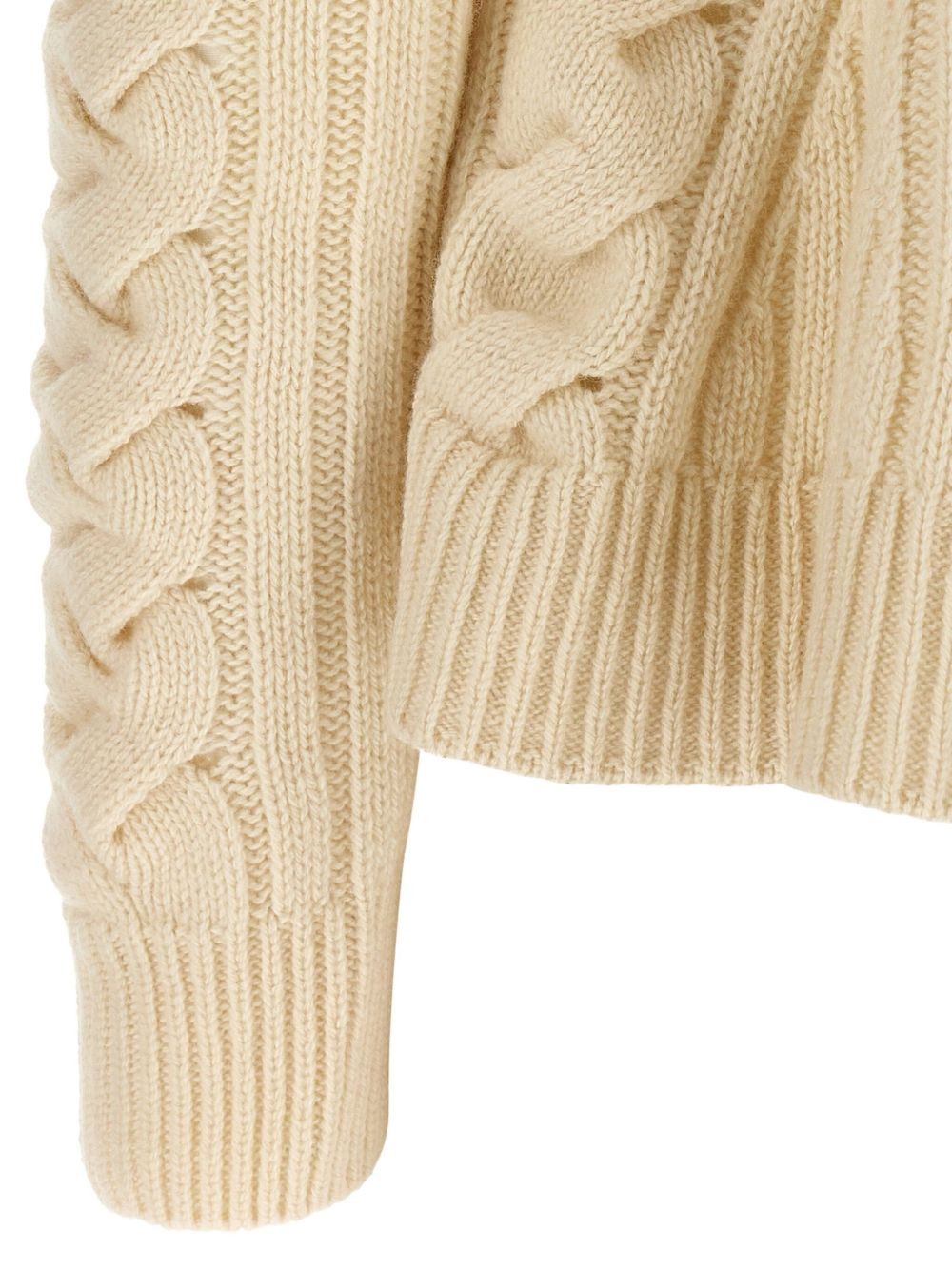 cable-knit sweater - 3