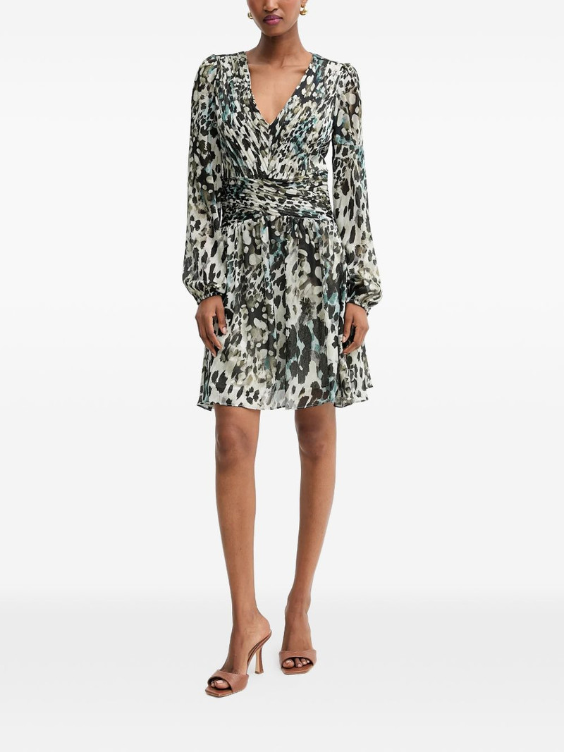 GUESS USA long-sleeves v-neck mini dress outlook