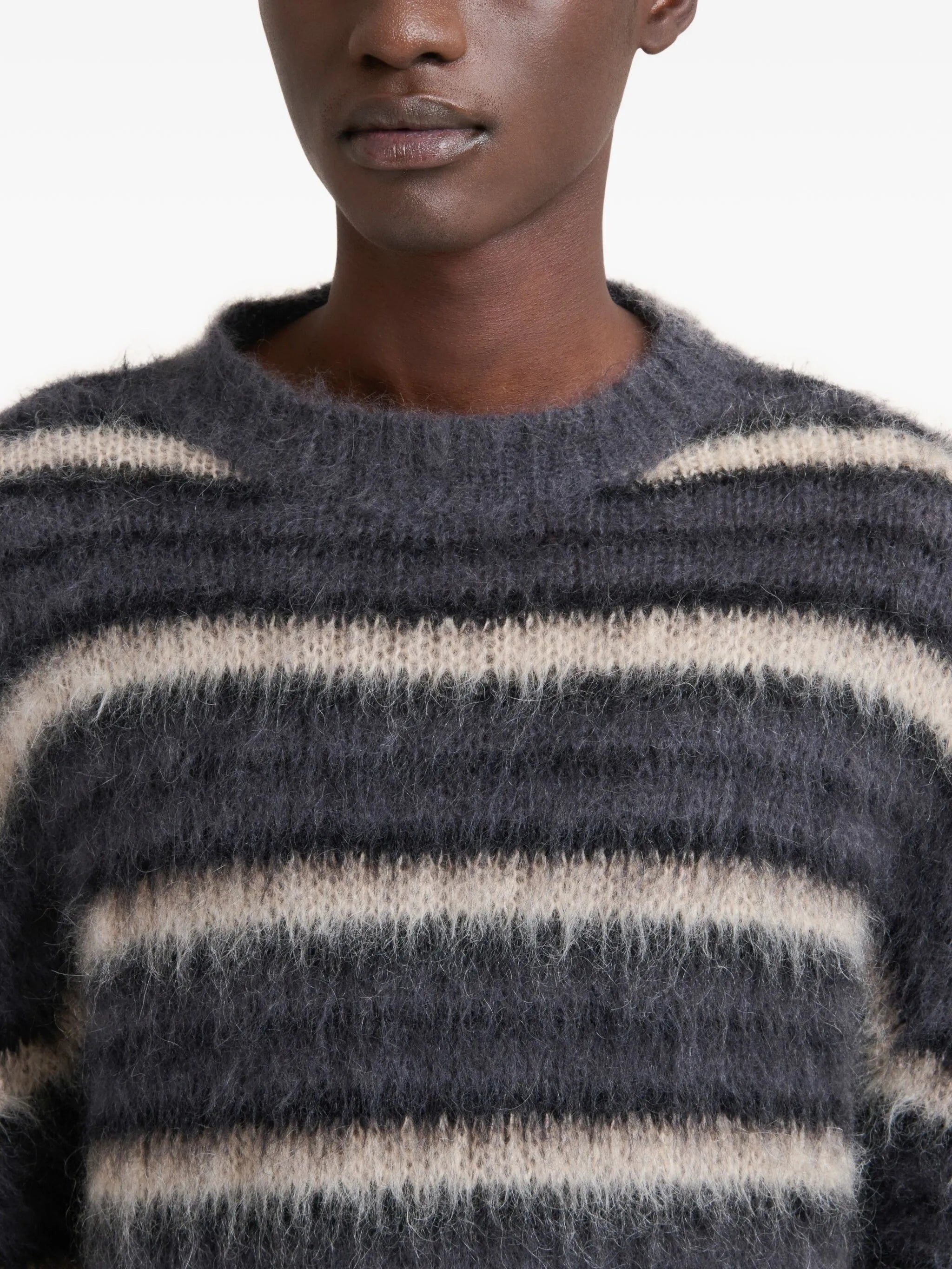 Marni Striped Fluffy Sweater - 5
