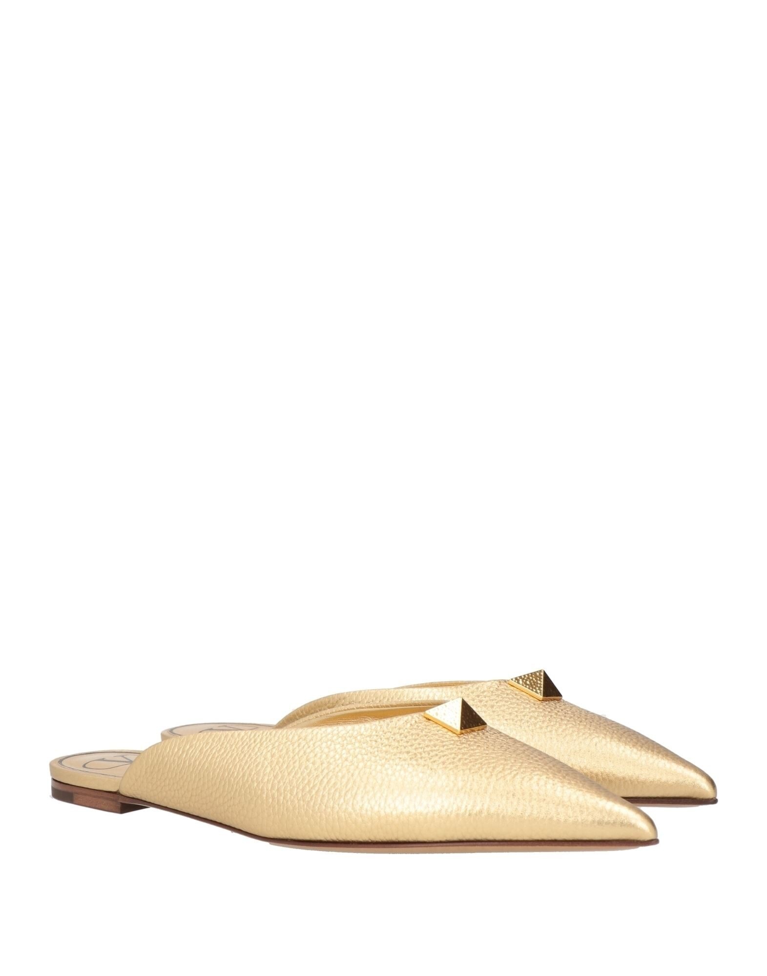 Gold Women's Mules And Clogs - 2