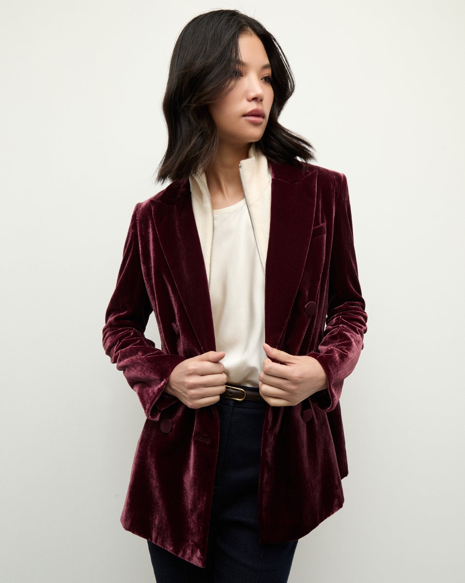 ELLETTE VELVET DICKEY JACKET - 4