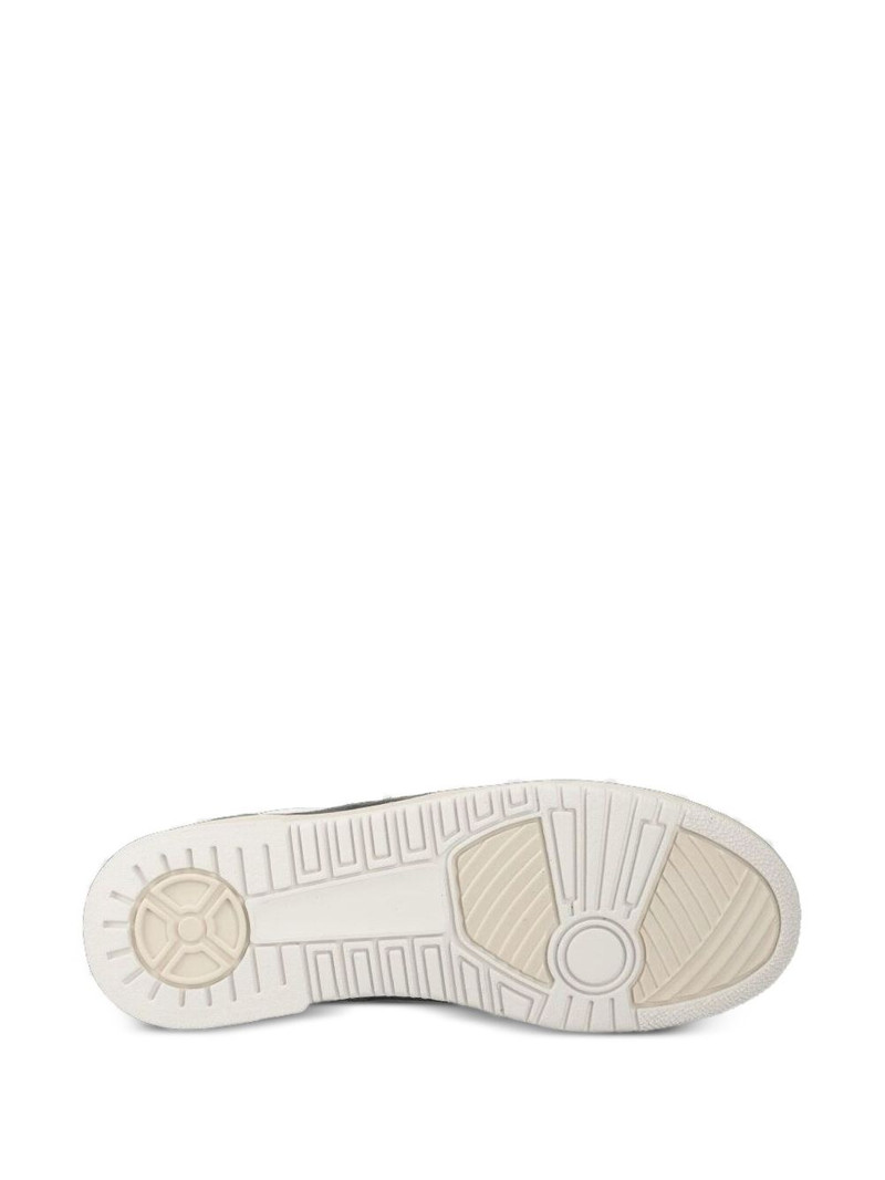 panelled suede sneakers 5