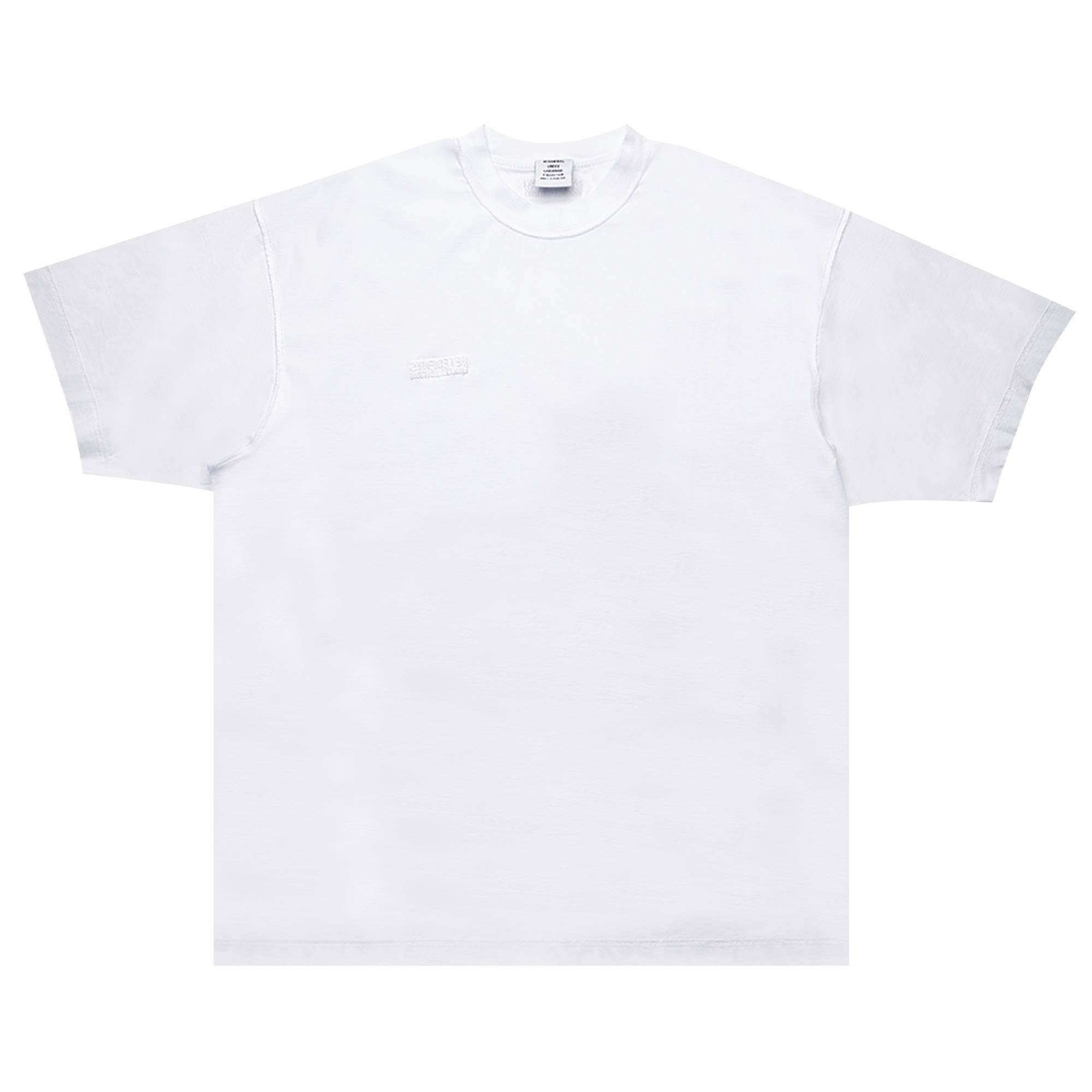 Vetements Inside Out Logo T-Shirt 'White'