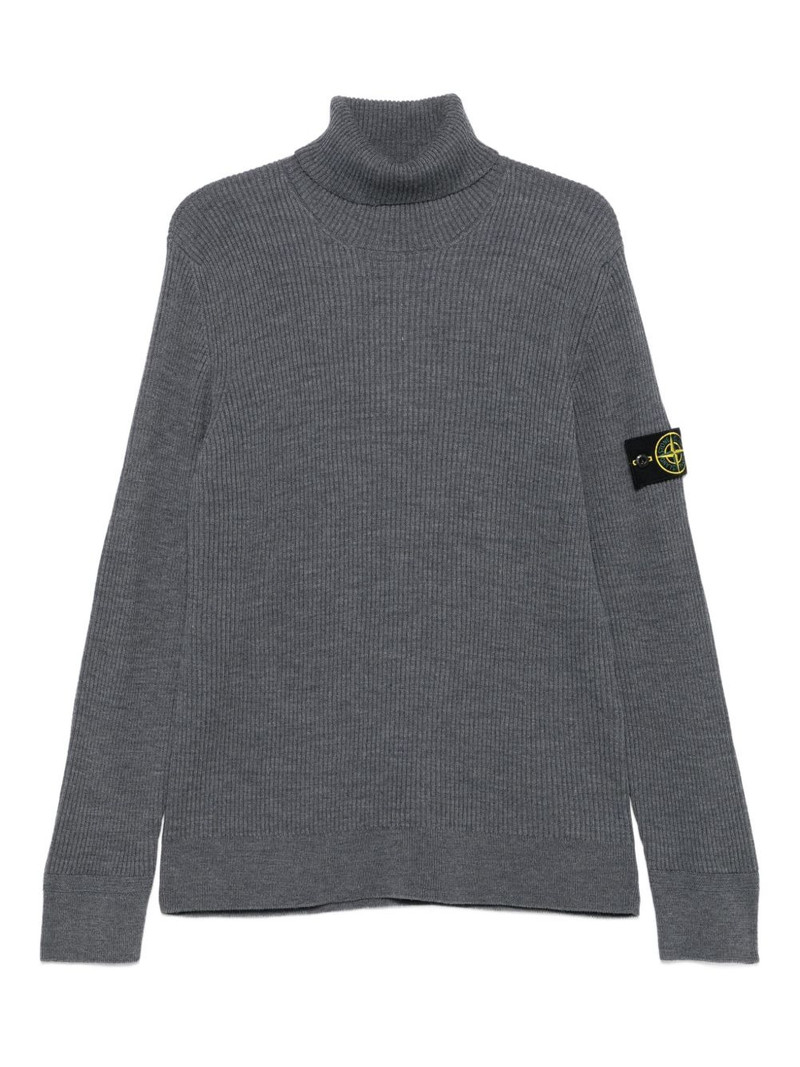 ribbed turtleneck sweater 1